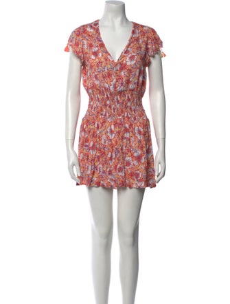 Poupette St Barth Floral Print Mini Dress