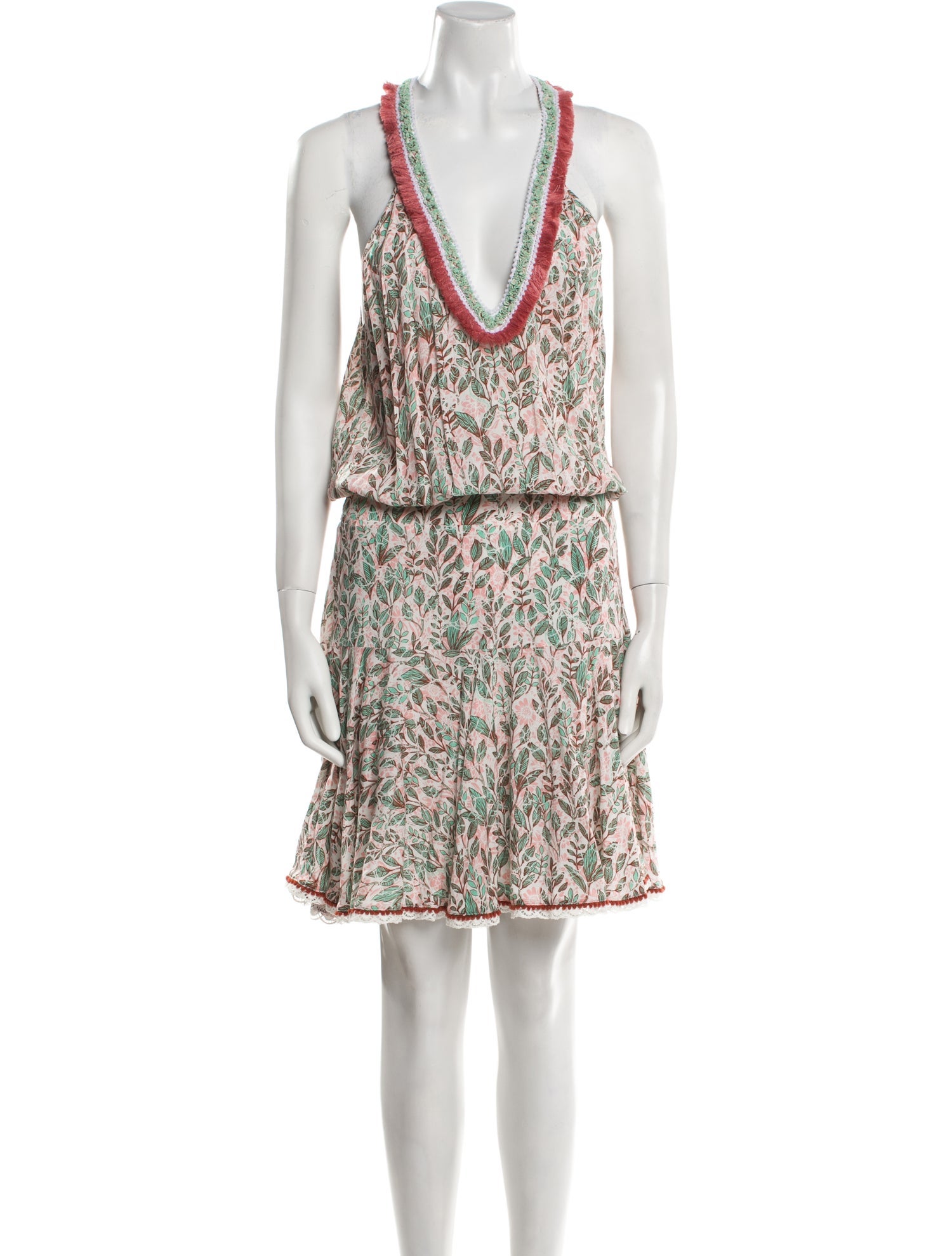 Poupette St Barth Printed Midi Length Dress