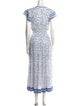 Poupette St Barth Floral Print Long Dress