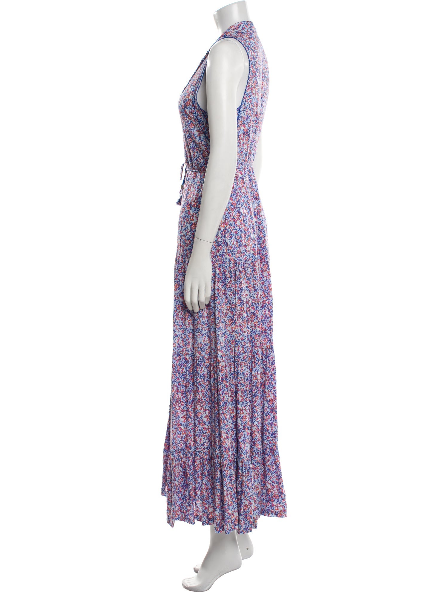 Poupette St Barth Floral Print Long Dress