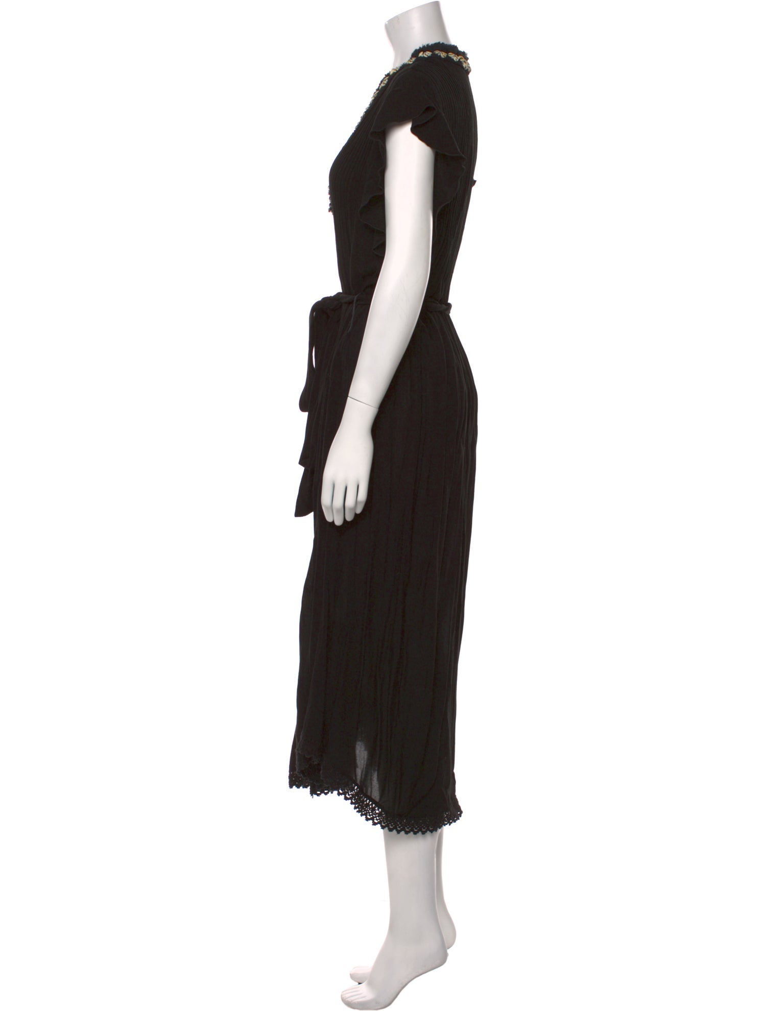 Poupette St Barth V-Neck Long Dress