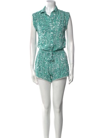 Poupette St Barth Printed Romper