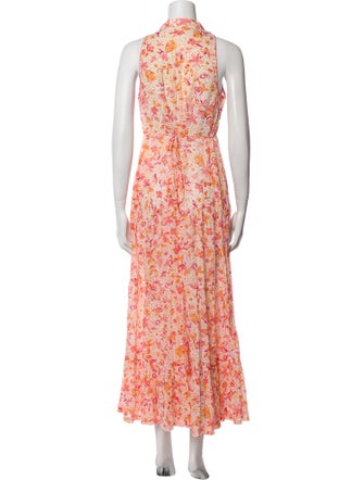 Poupette St Barth Floral Print Long Dress