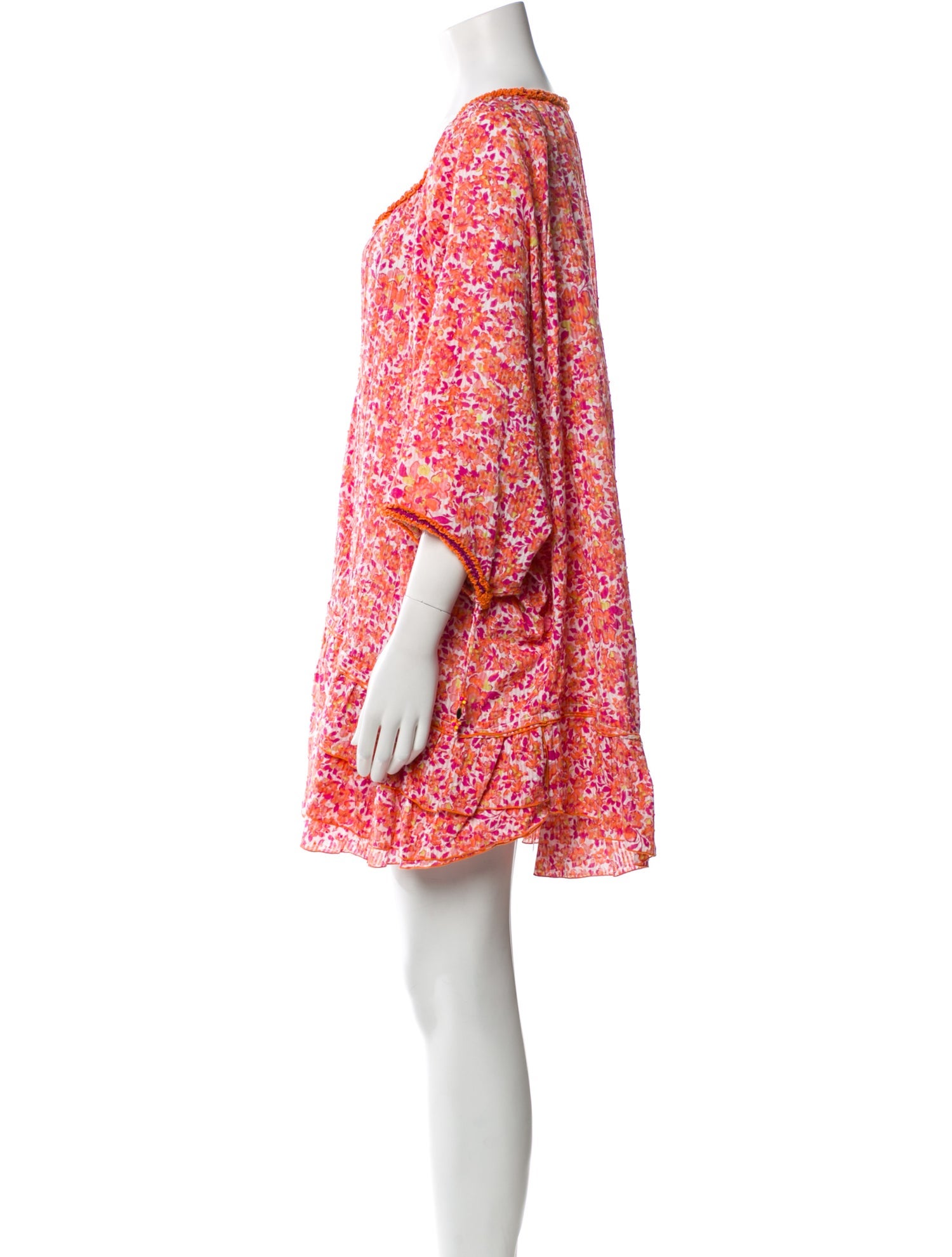 Poupette St Barth Paisley Print V-Neck Tunic