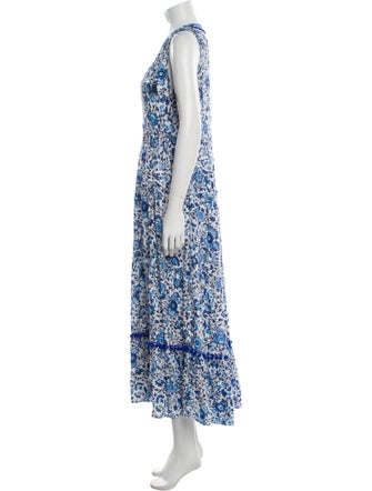 Poupette St Barth Floral Print Long Dress