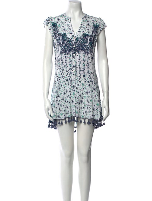 Poupette St Barth Printed Mini Dress