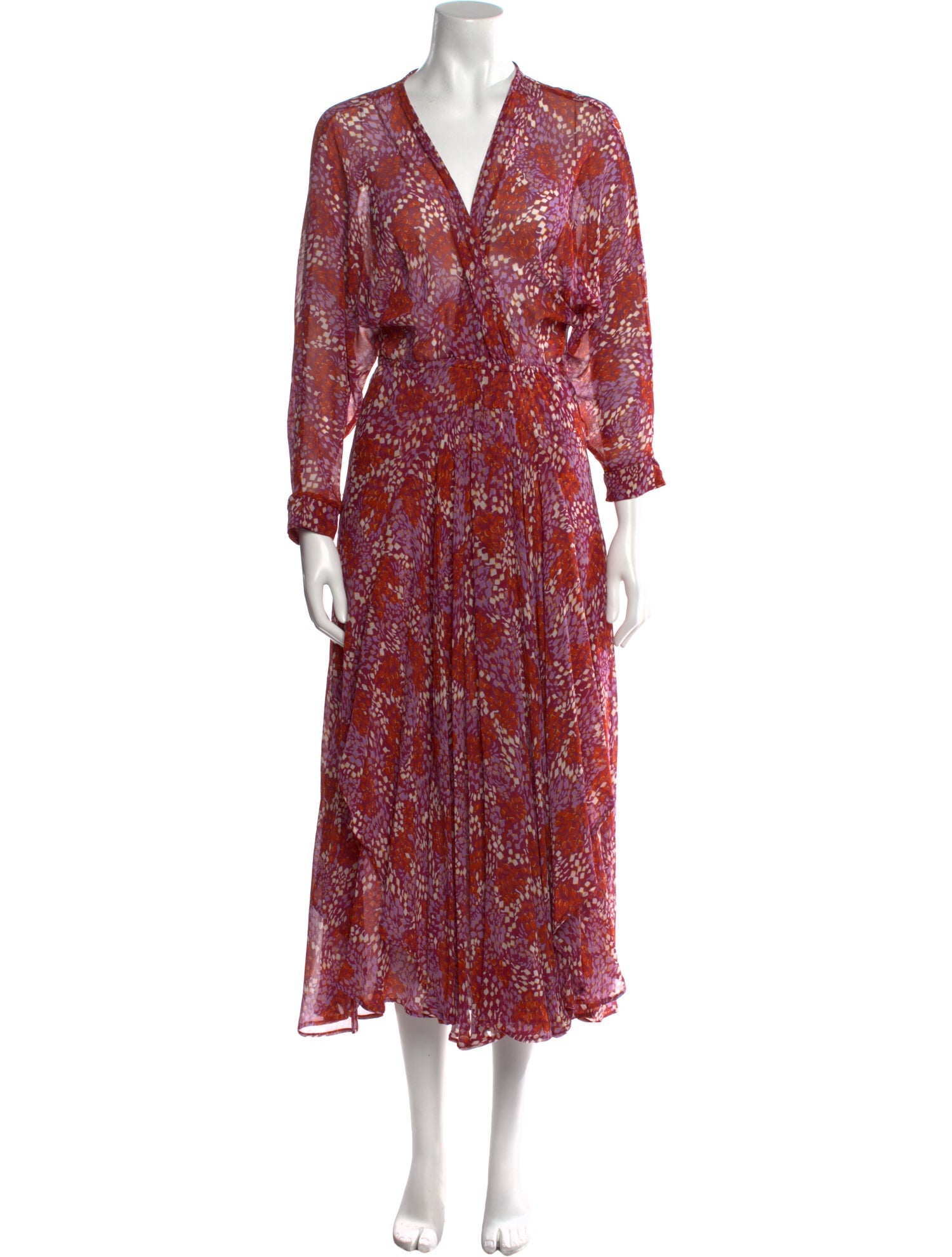 Poupette St Barth Silk Long Dress