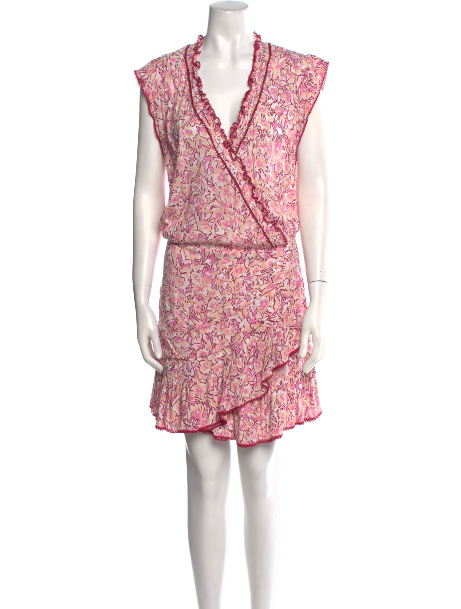Poupette St Barth Floral Print Mini Dress
