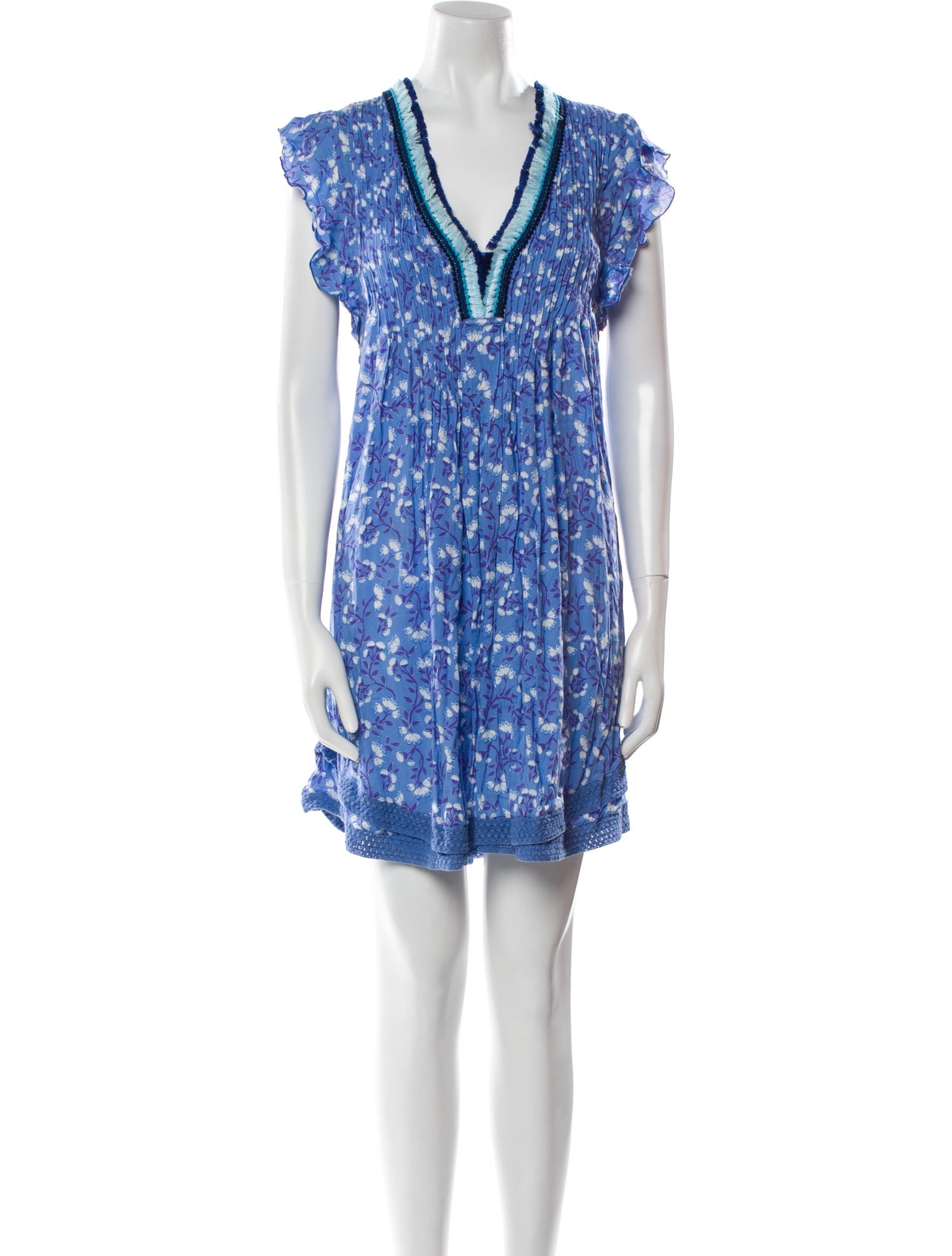 Poupette St Barth Floral Print Mini Dress