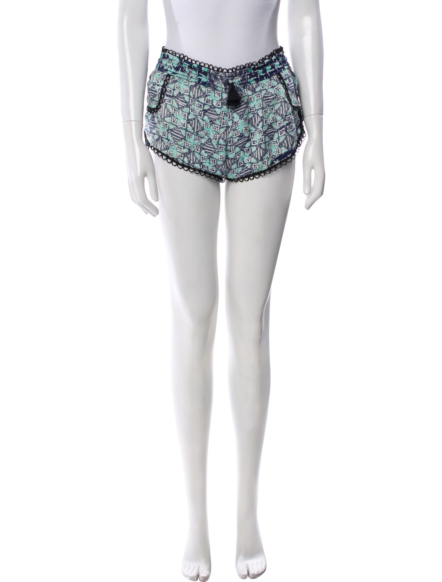 Poupette St Barth Silk Printed Pajamas