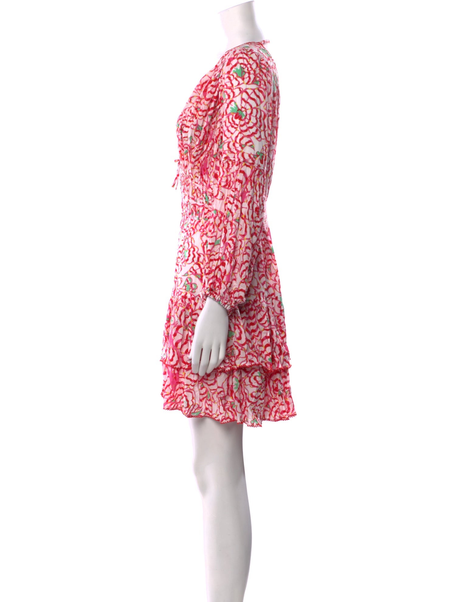 Poupette St Barth Printed Mini Dress w/ Tags
