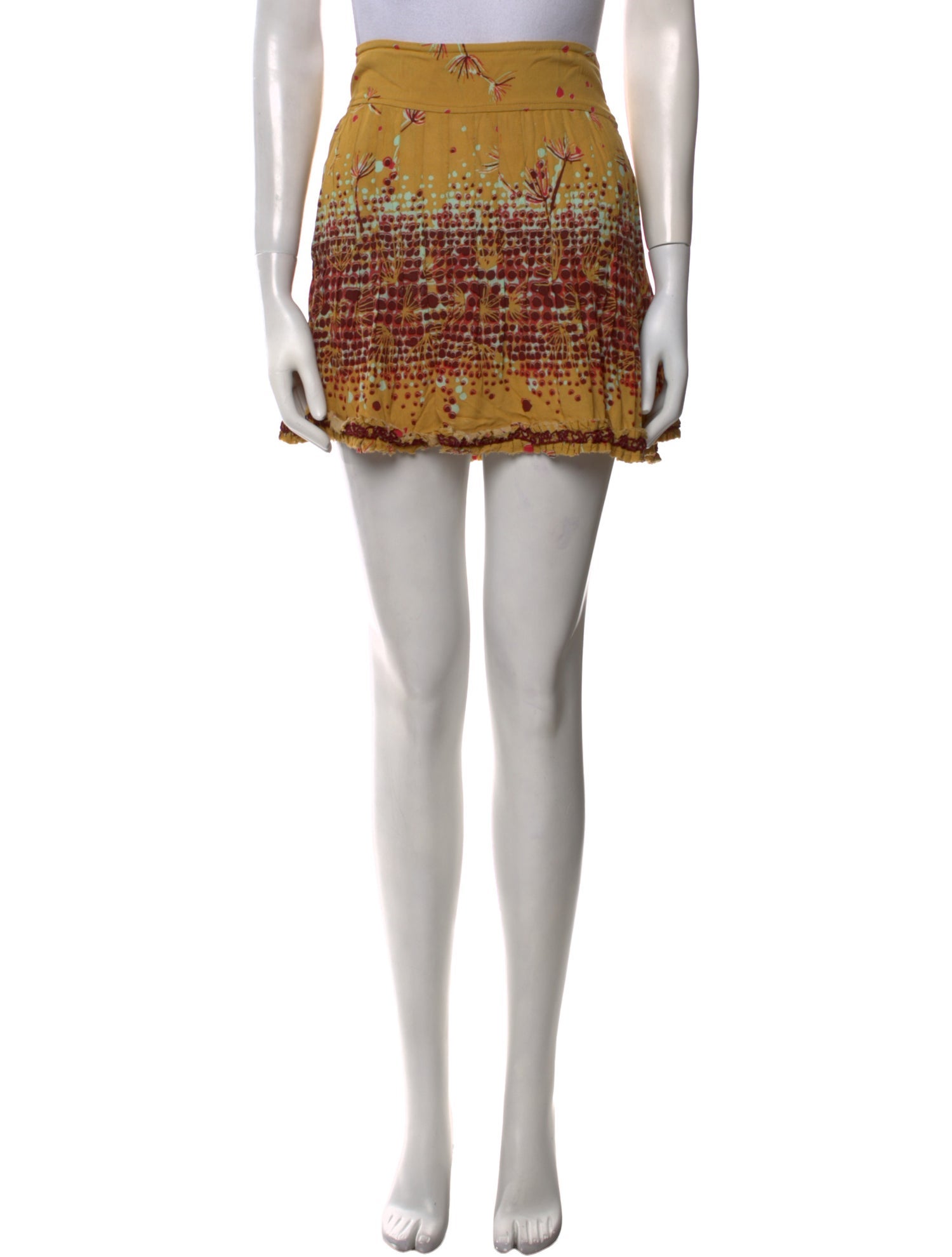 Poupette St Barth Printed Mini Skirt