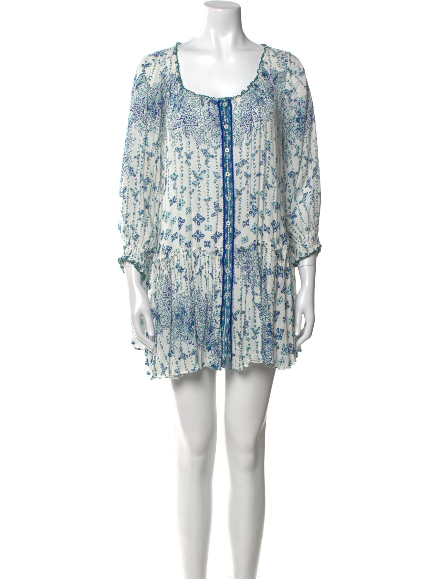 Poupette St Barth Printed Mini Dress