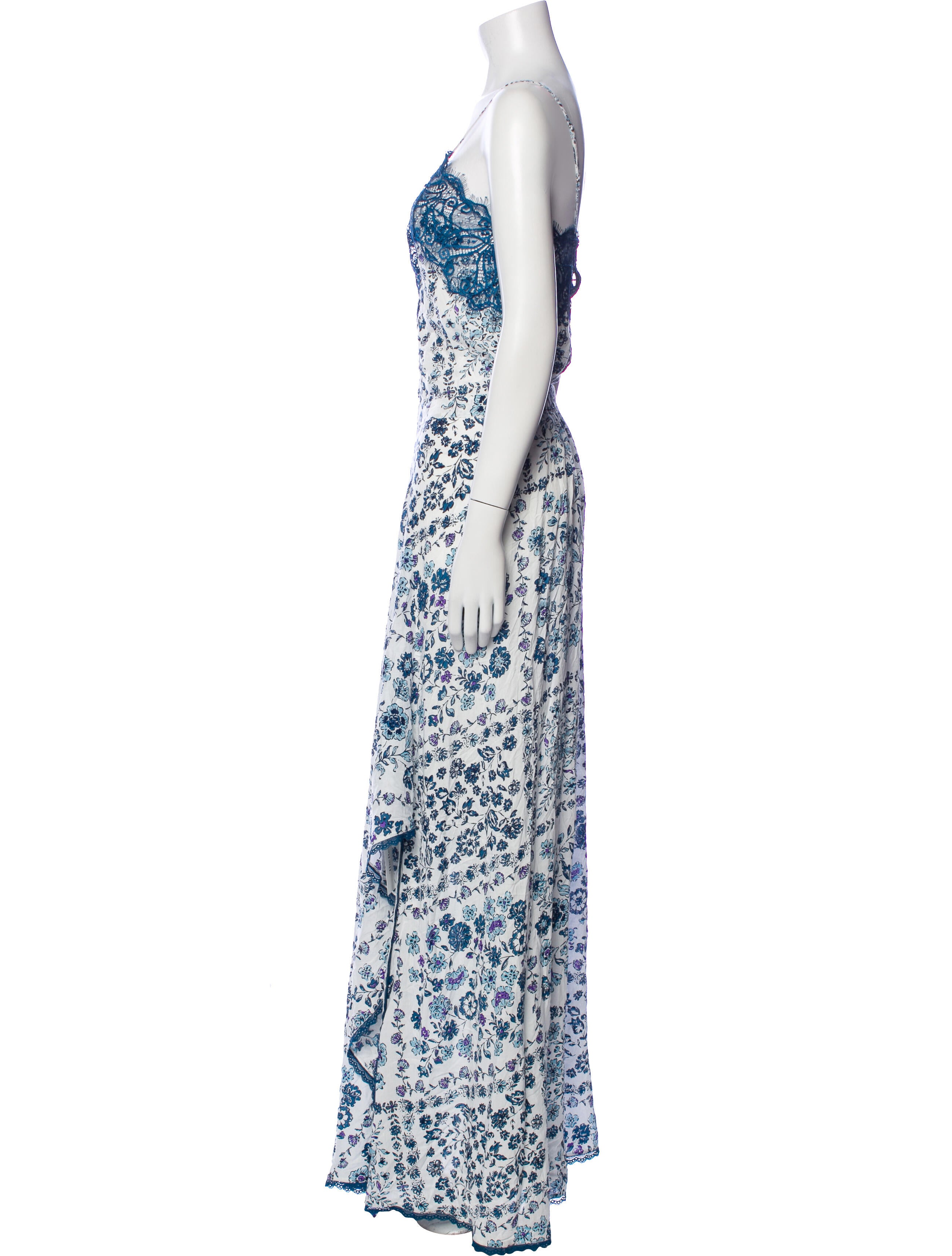 Poupette St Barth Floral Print Long Dress