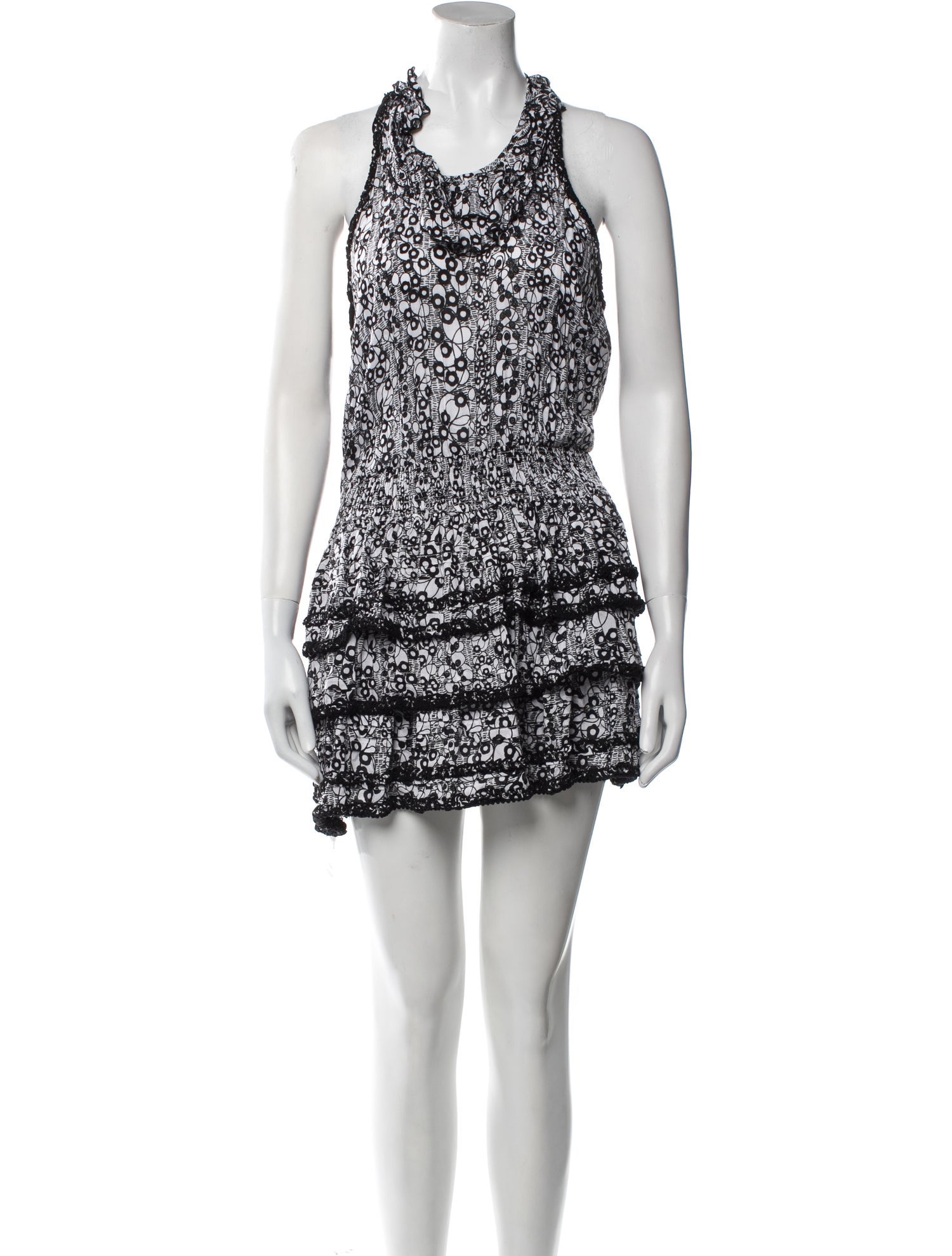 Poupette St Barth Printed Mini Dress