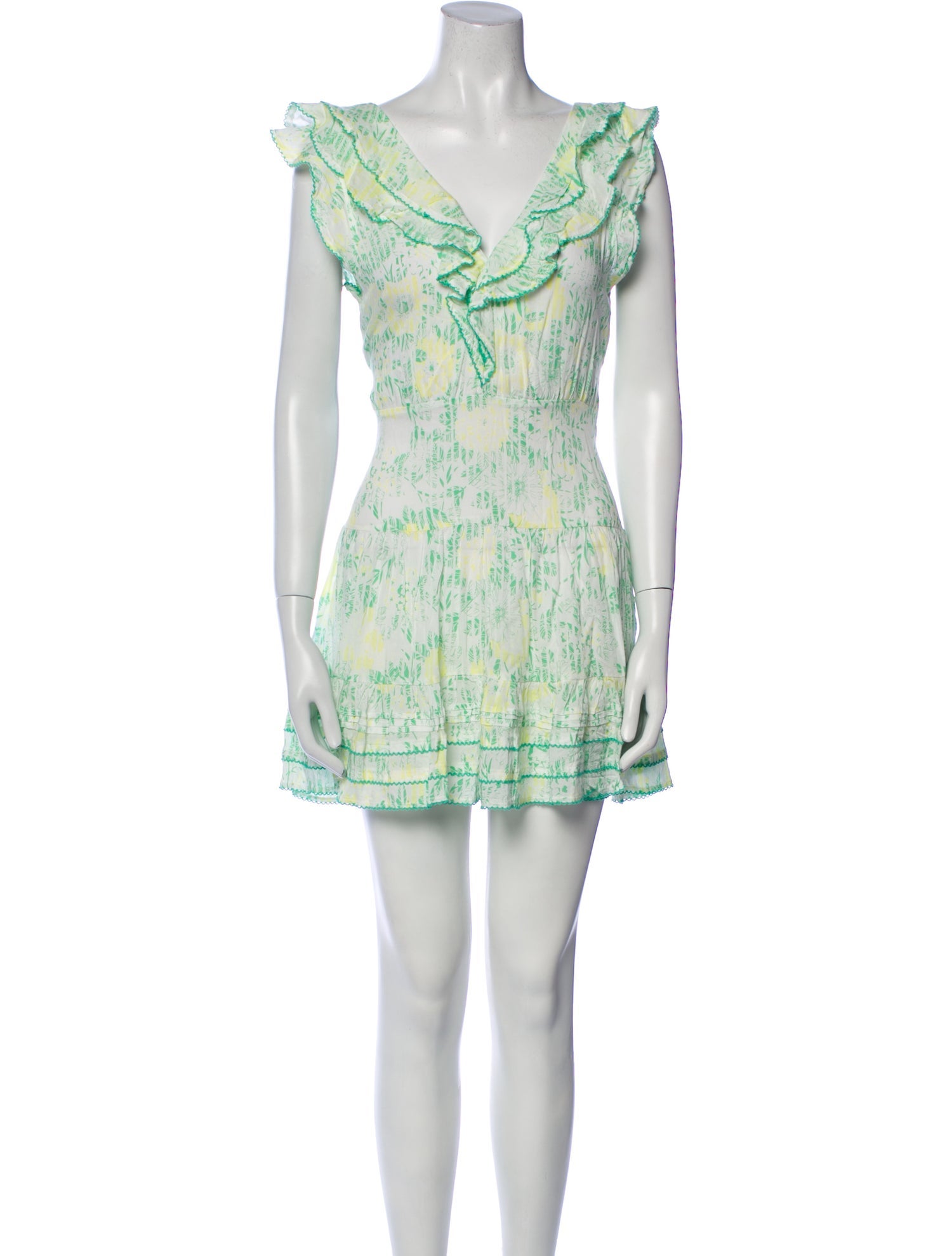 Poupette St Barth Printed Mini Dress