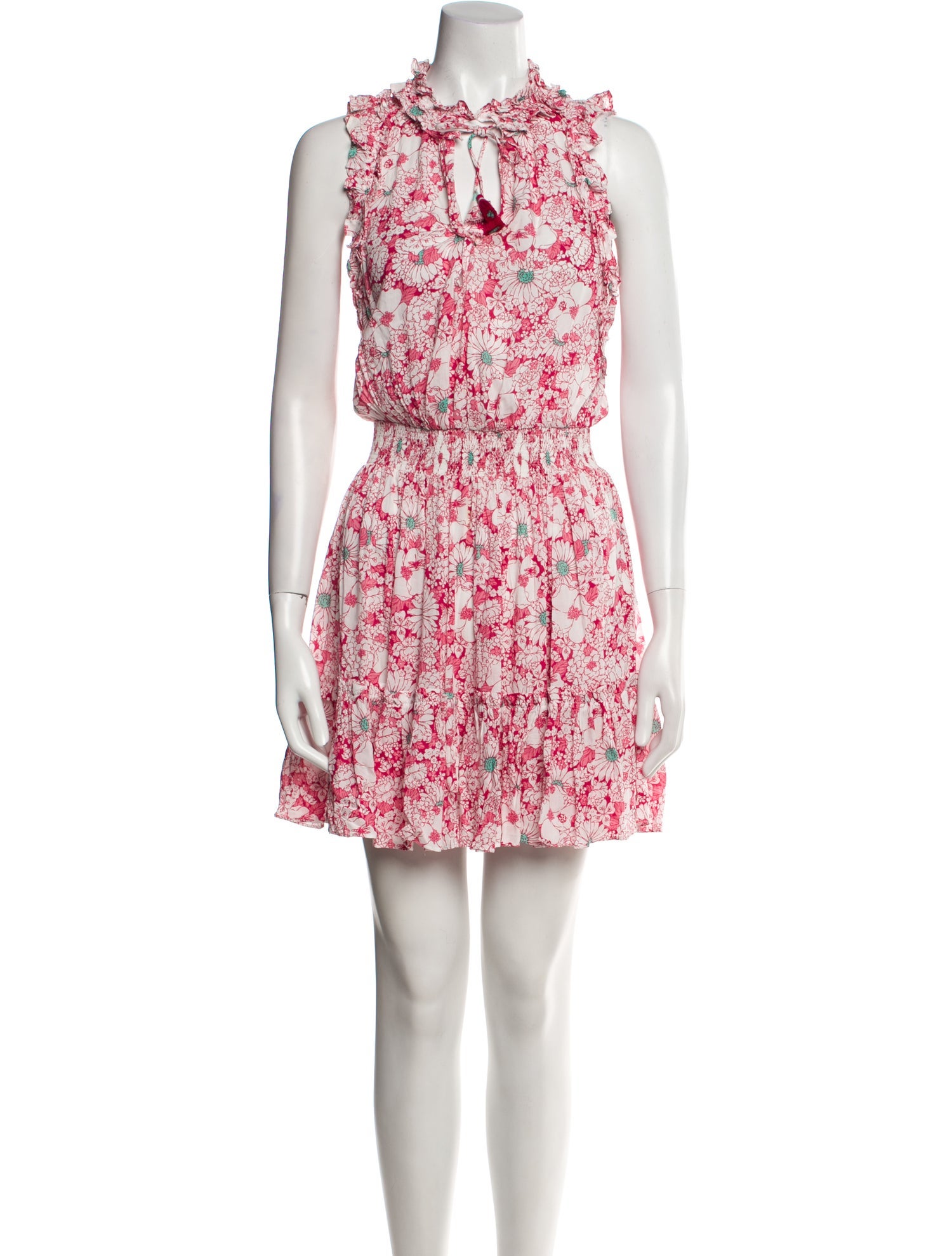 Poupette St Barth Floral Print Mini Dress