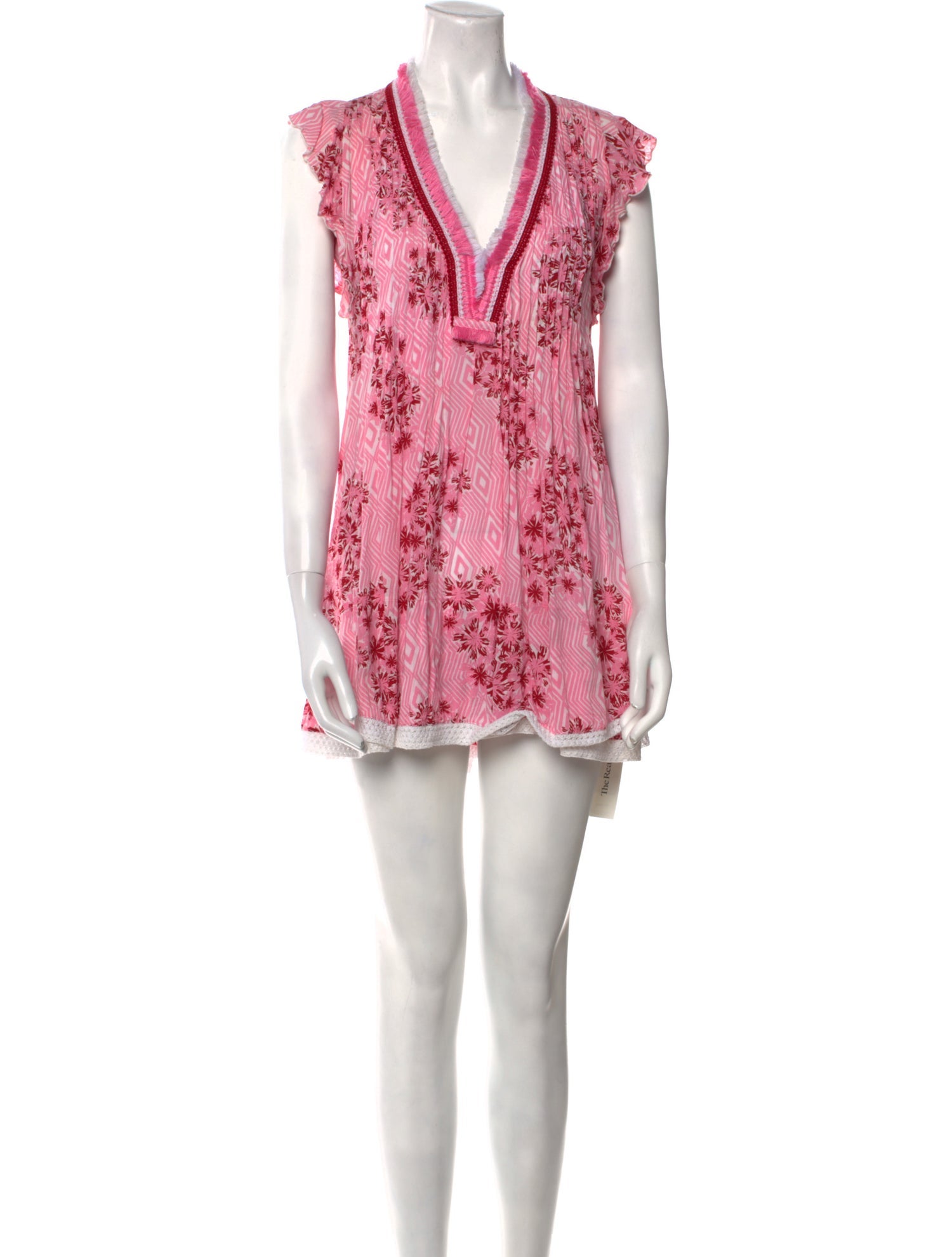 Poupette St Barth Printed Mini Dress