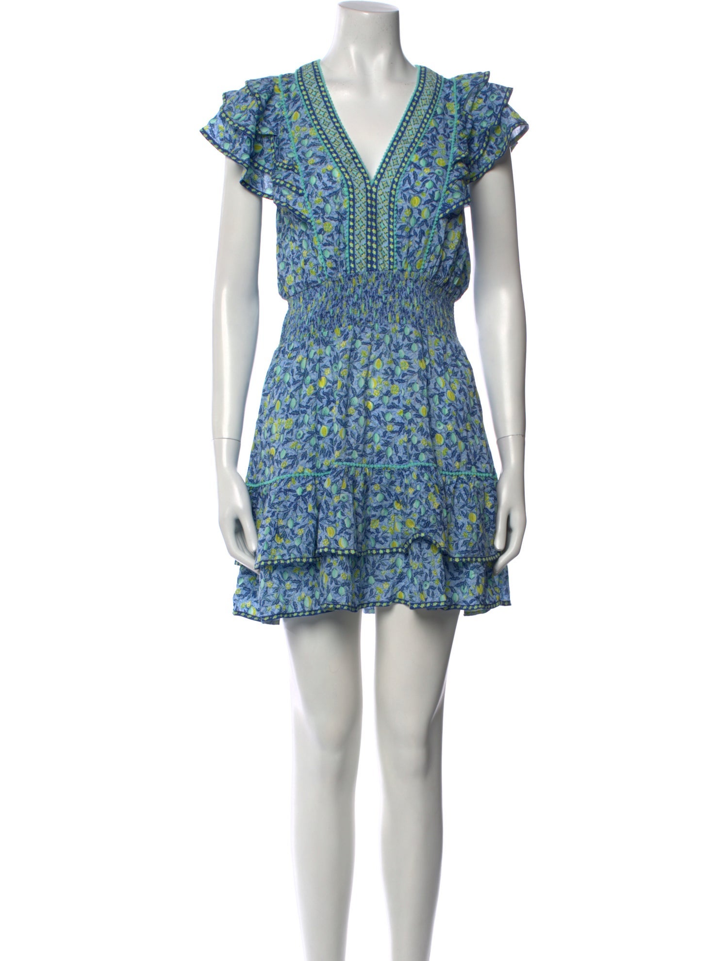 Poupette St Barth Floral Print Mini Dress