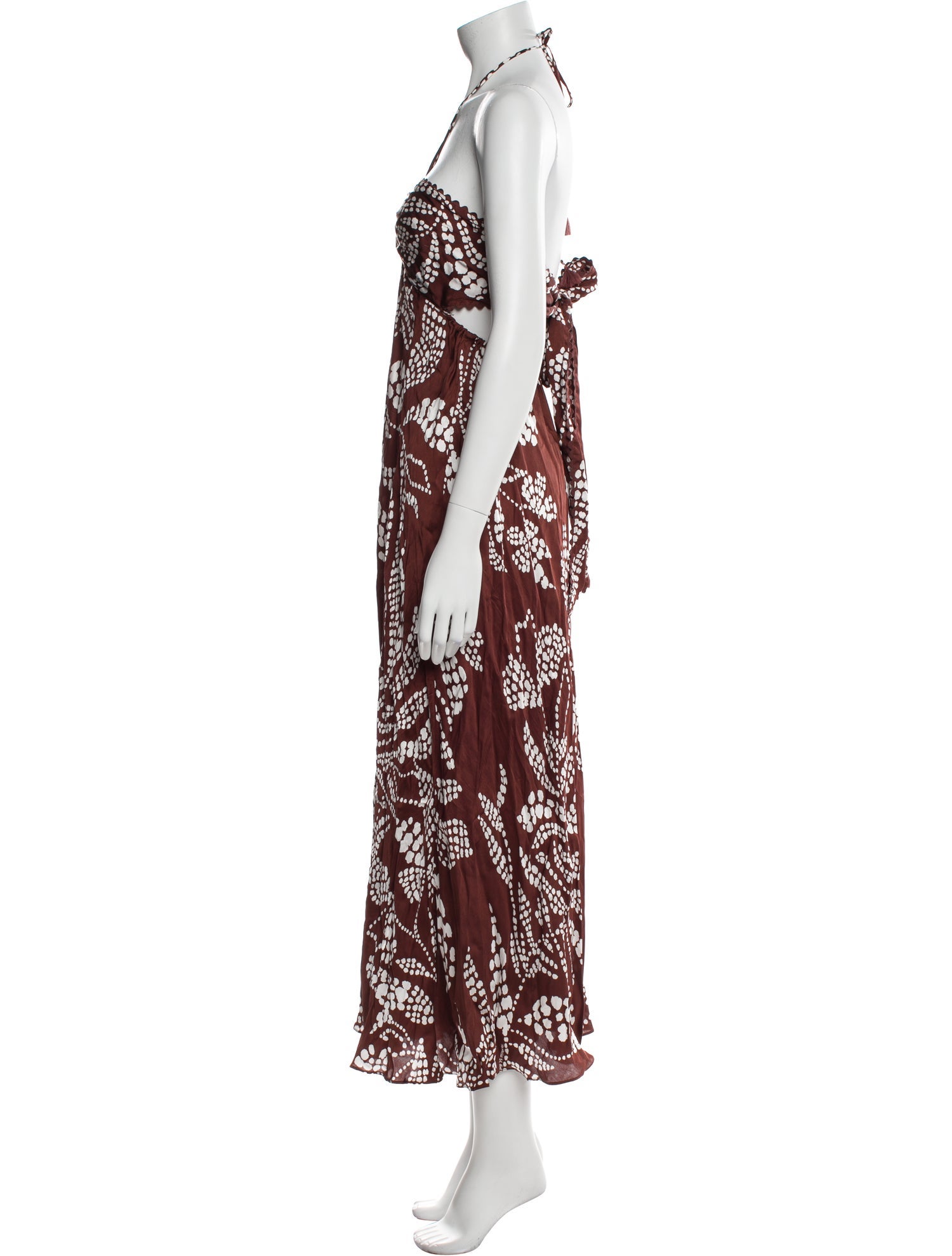 Poupette St Barth Printed Knee-Length Dress