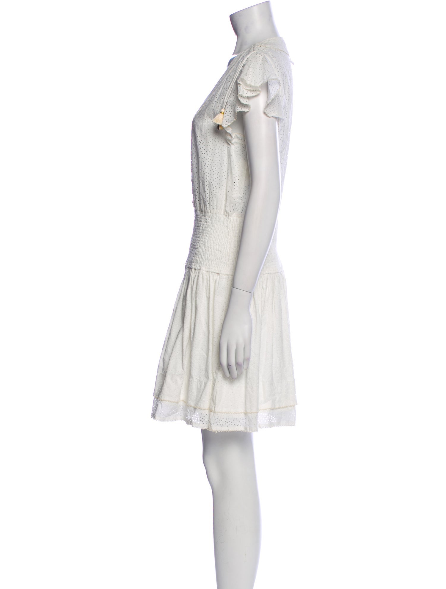 Poupette St Barth V-Neck Mini Dress