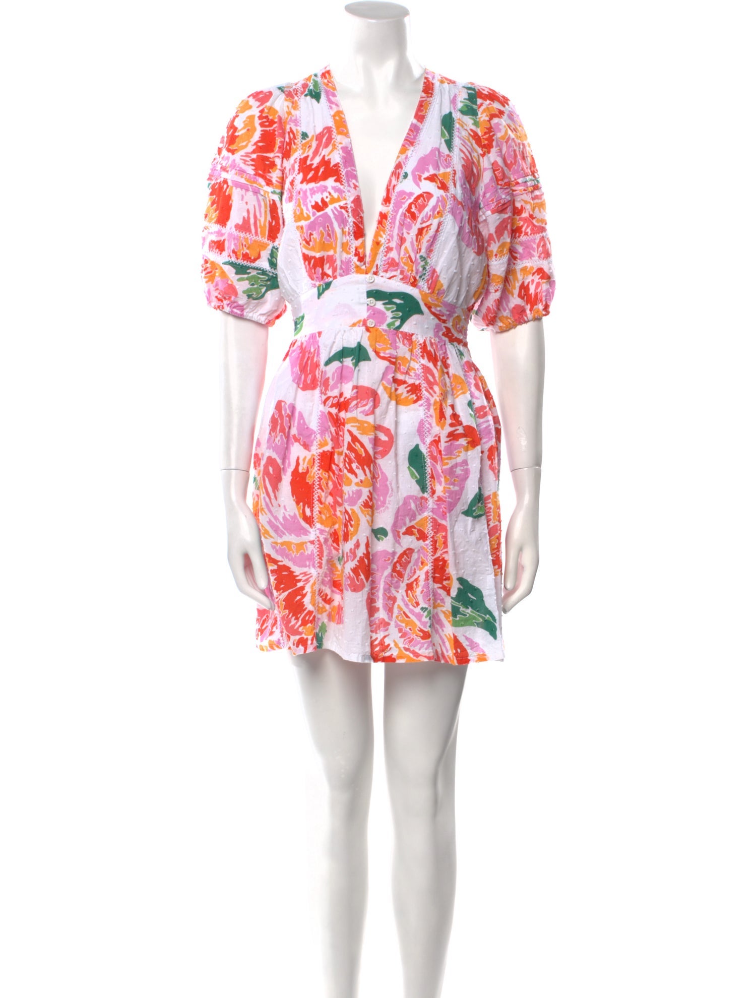 Poupette St Barth Floral Print Mini Dress