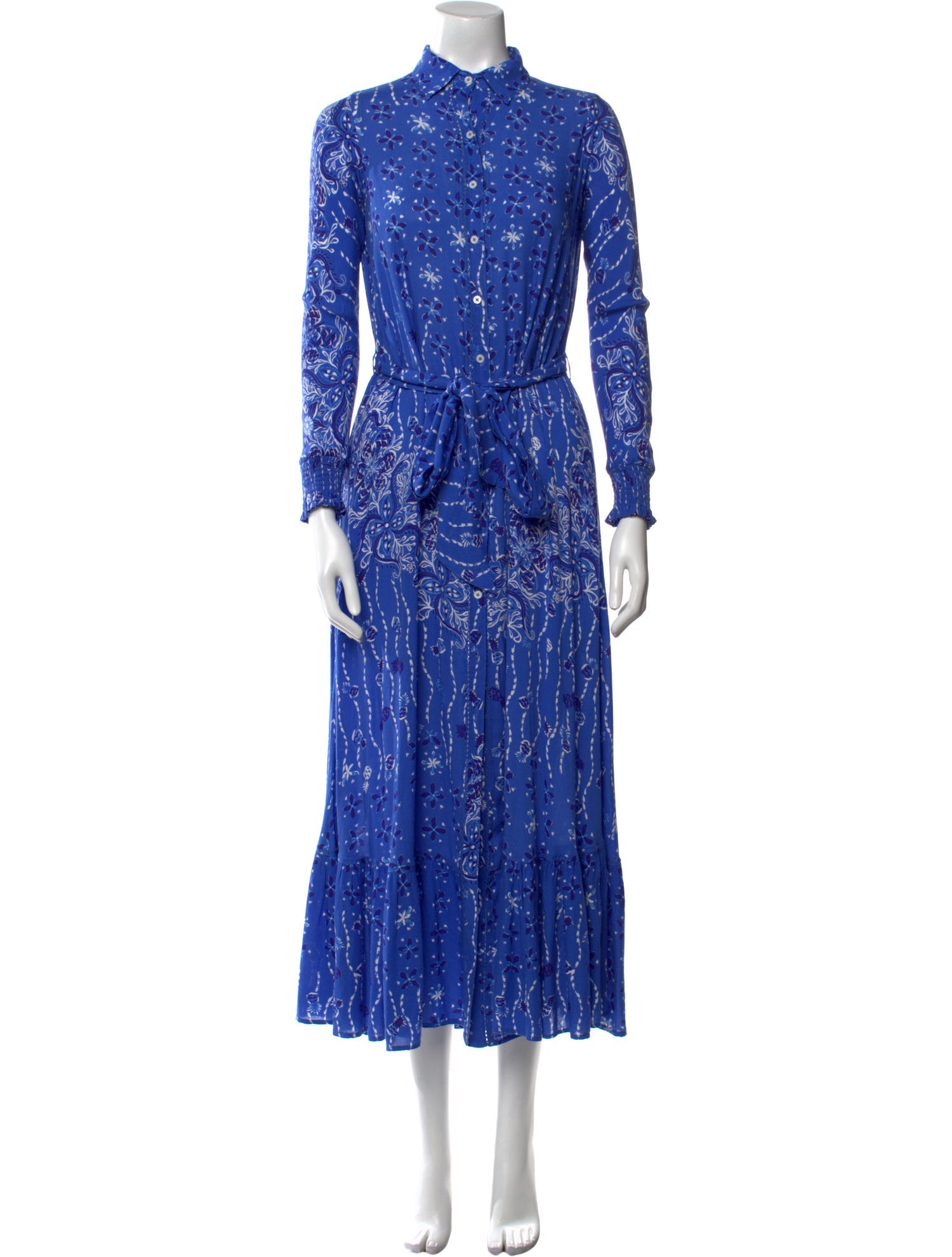 Poupette St Barth Printed Long Dress