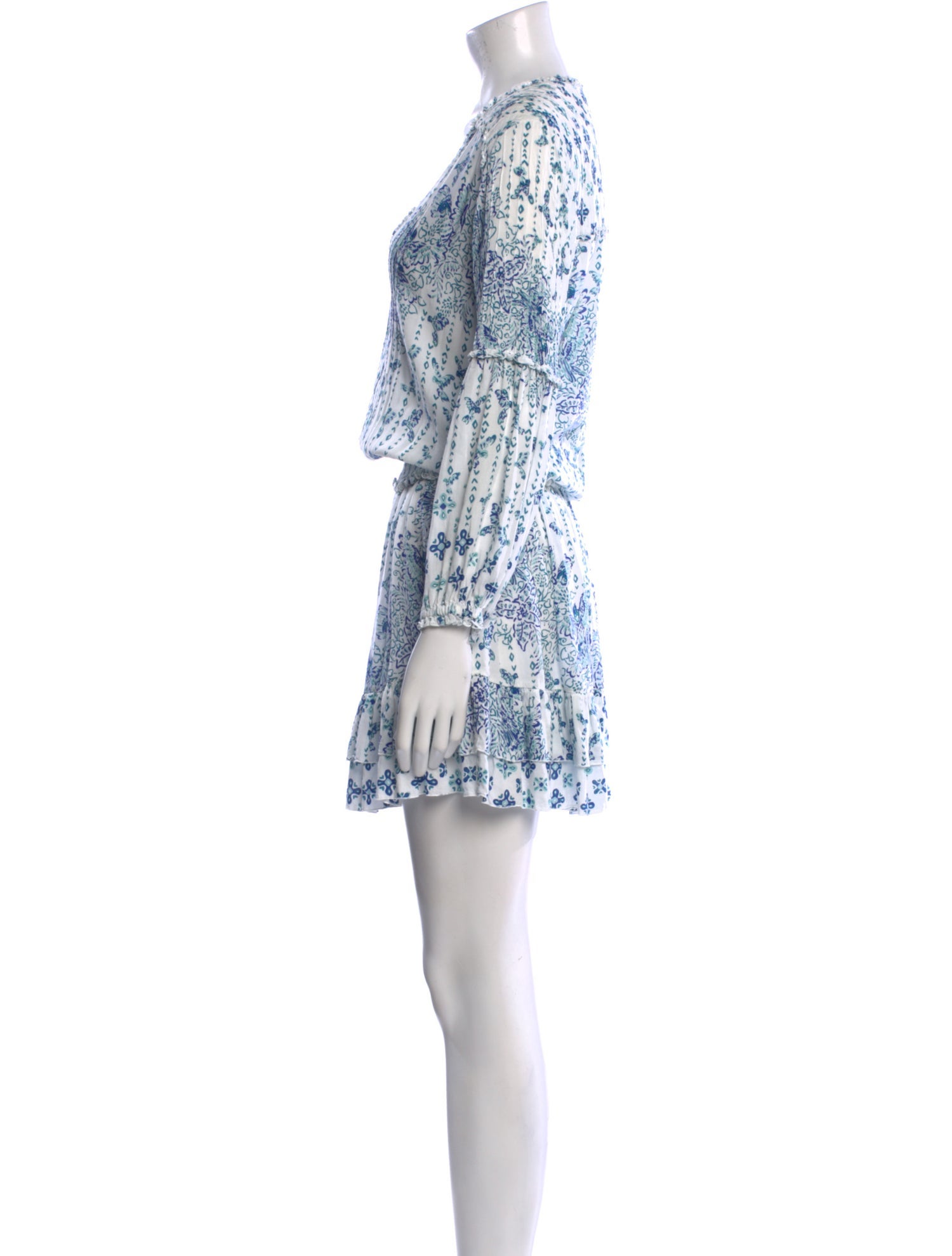 Poupette St Barth Printed Knee-Length Dress