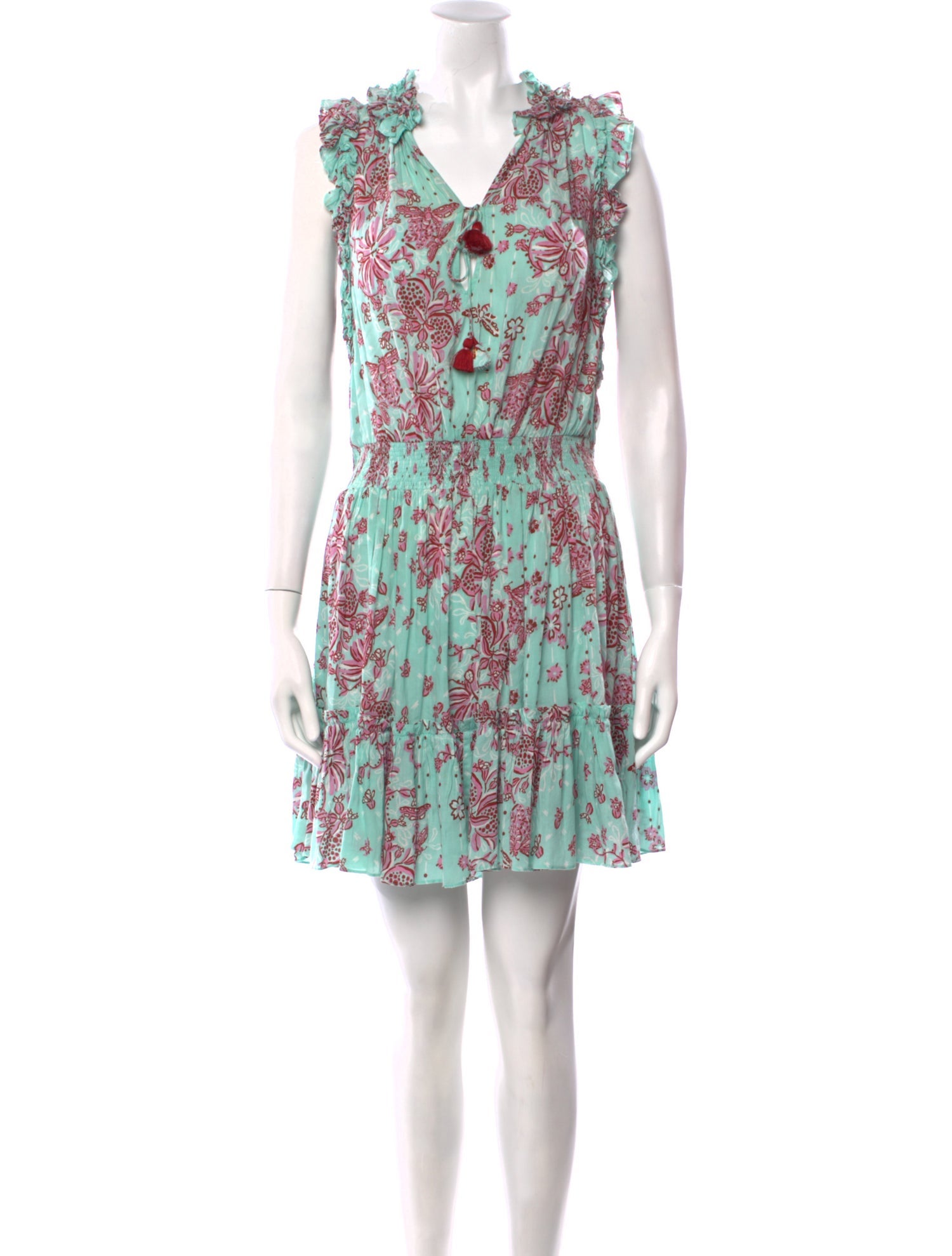 Poupette St Barth Floral Print Mini Dress