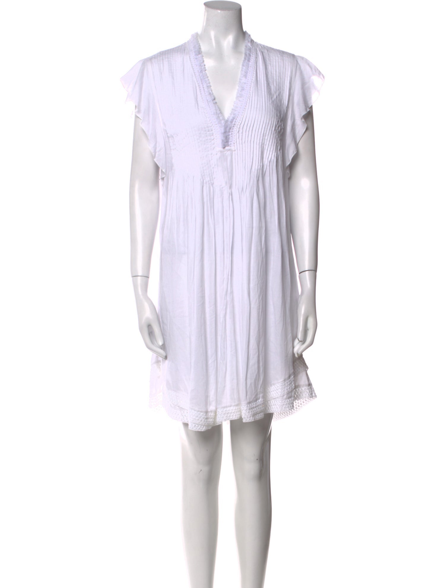 Poupette St Barth V-Neck Mini Dress