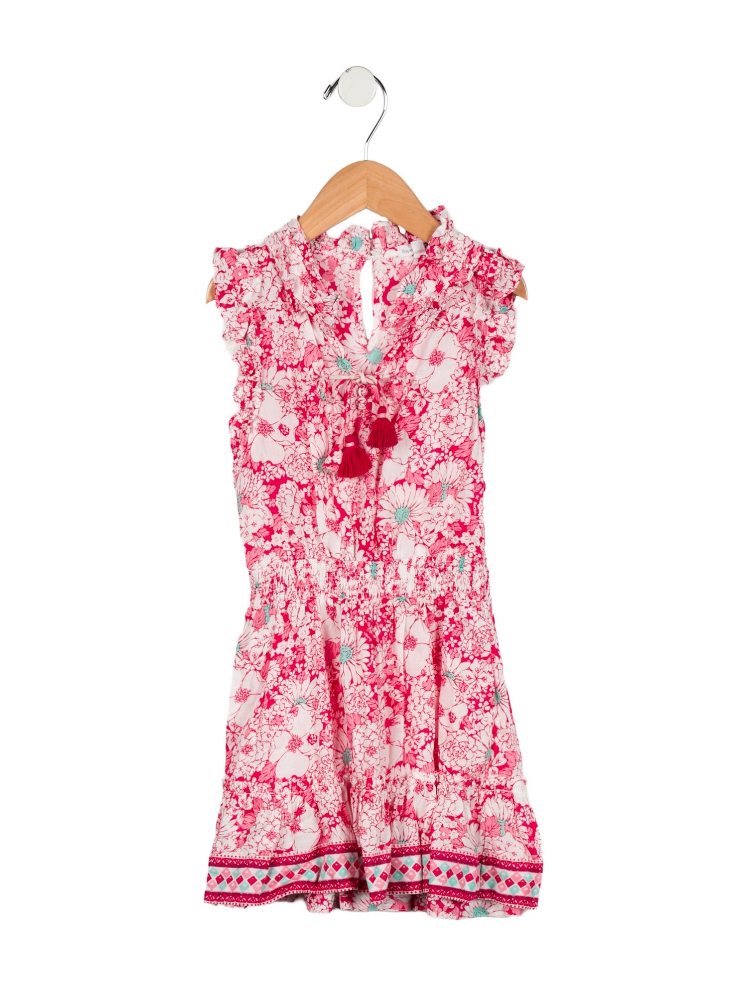 Poupette St Barth Girls' Sleeveless Floral Print Dress