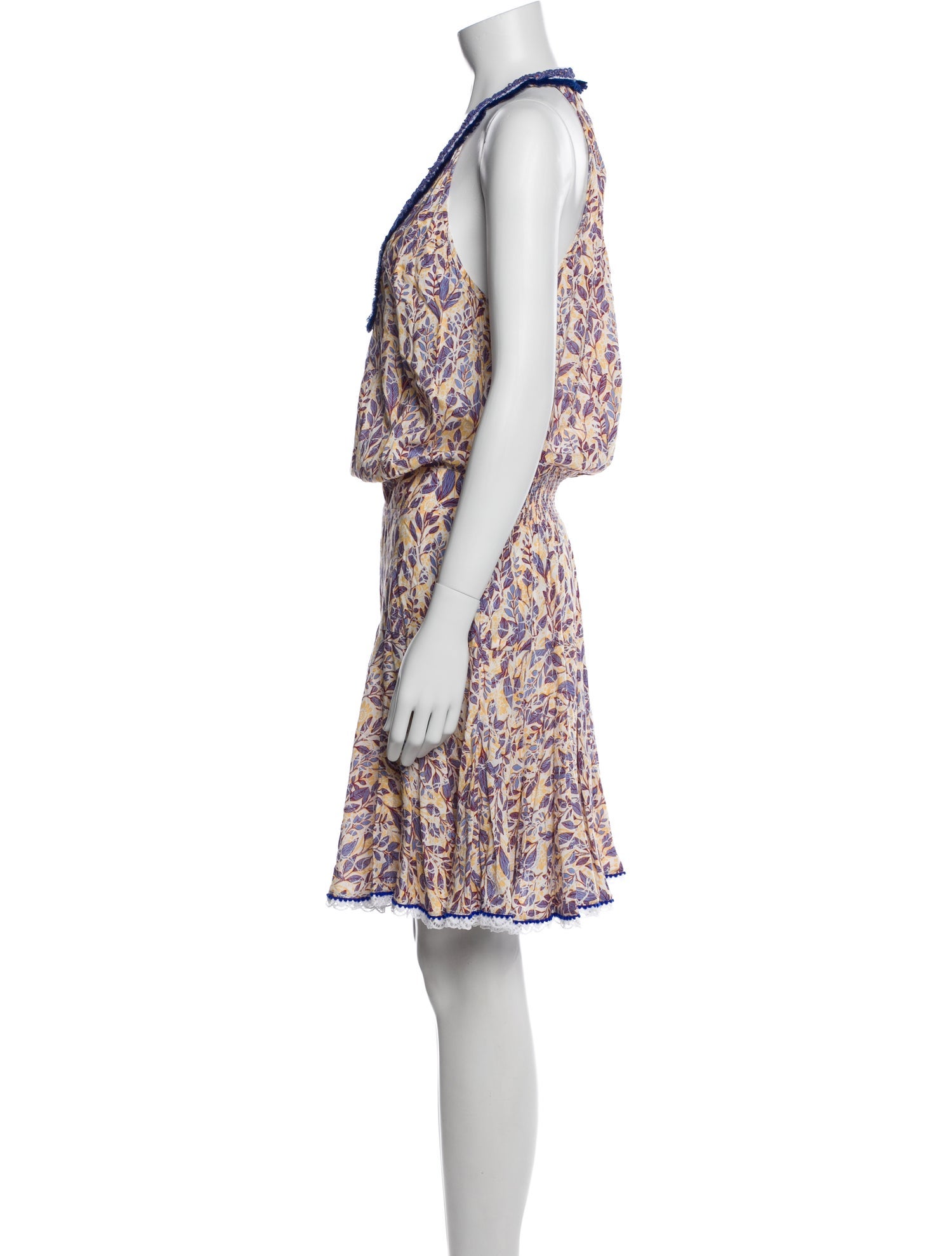Poupette St Barth Printed Knee-Length Dress w/ Tags