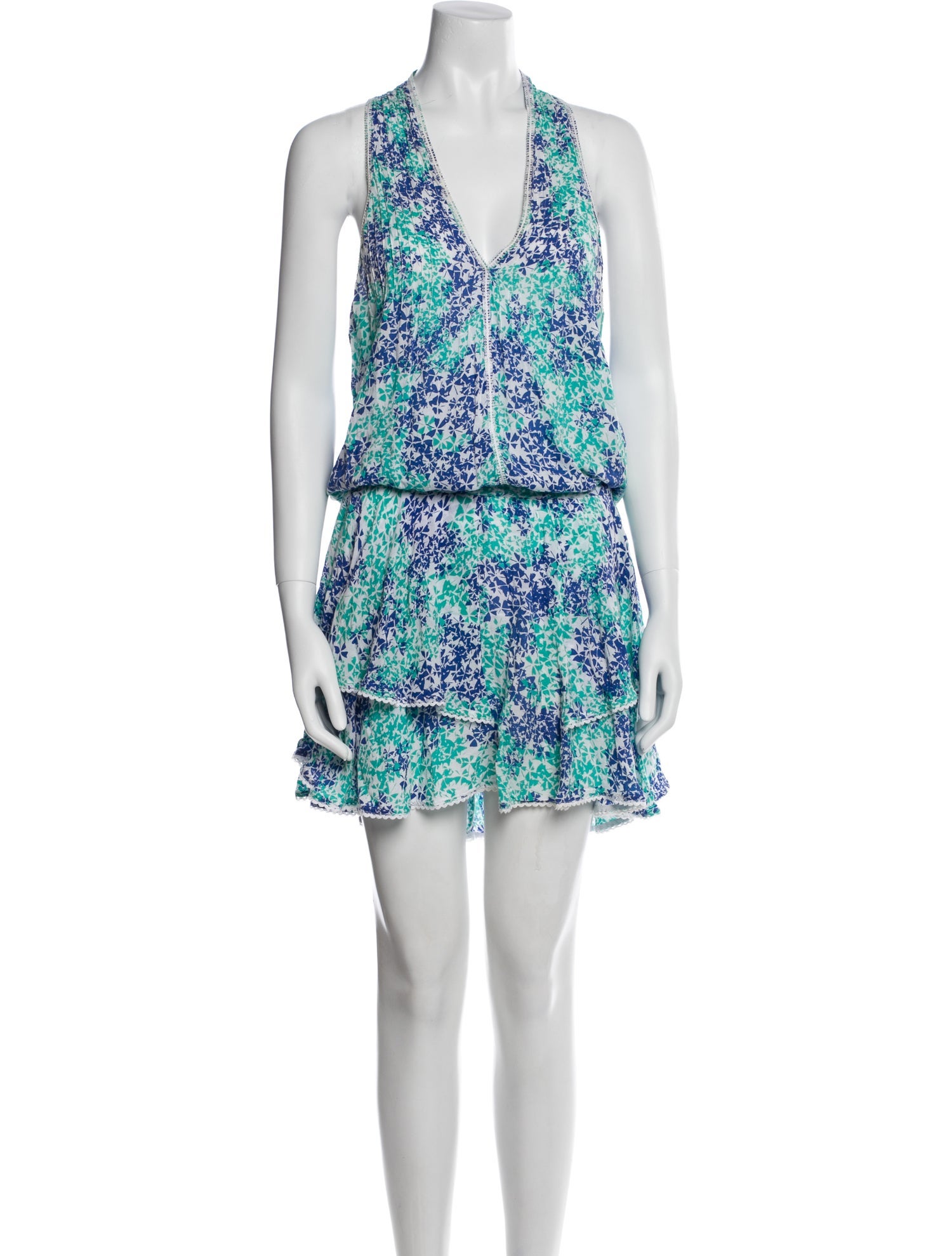 Poupette St Barth Floral Print Knee-Length Dress