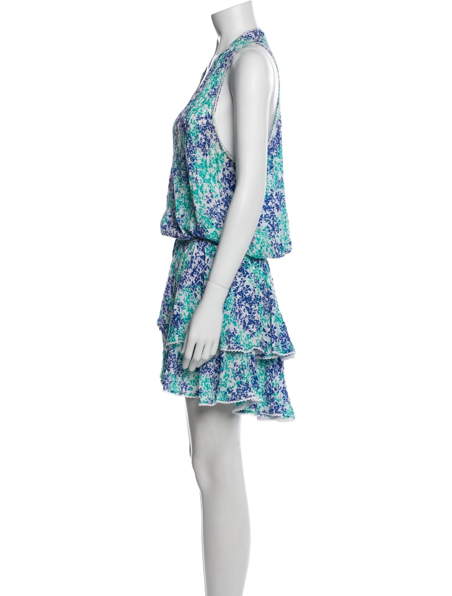 Poupette St Barth Floral Print Knee-Length Dress