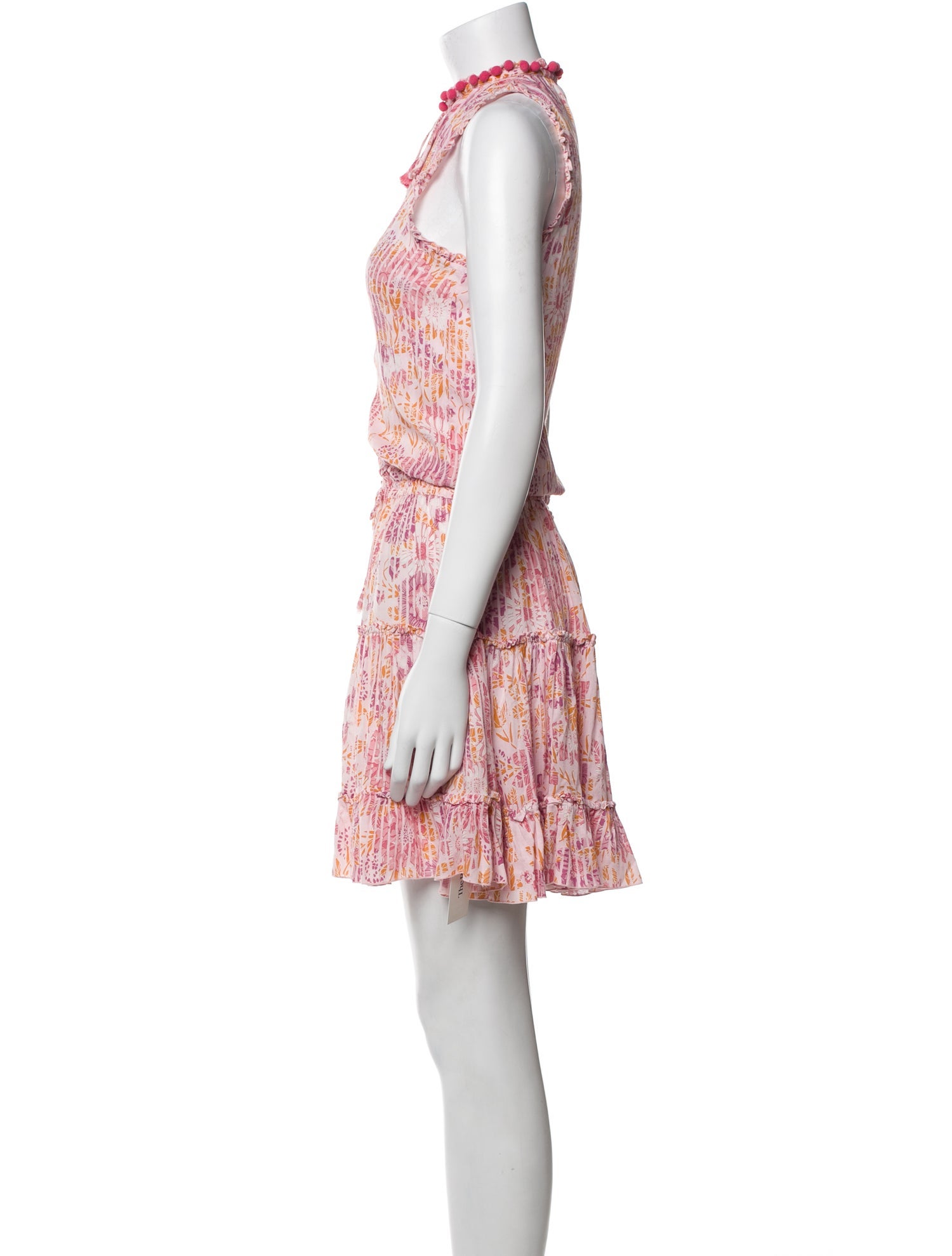 Poupette St Barth Printed Knee-Length Dress