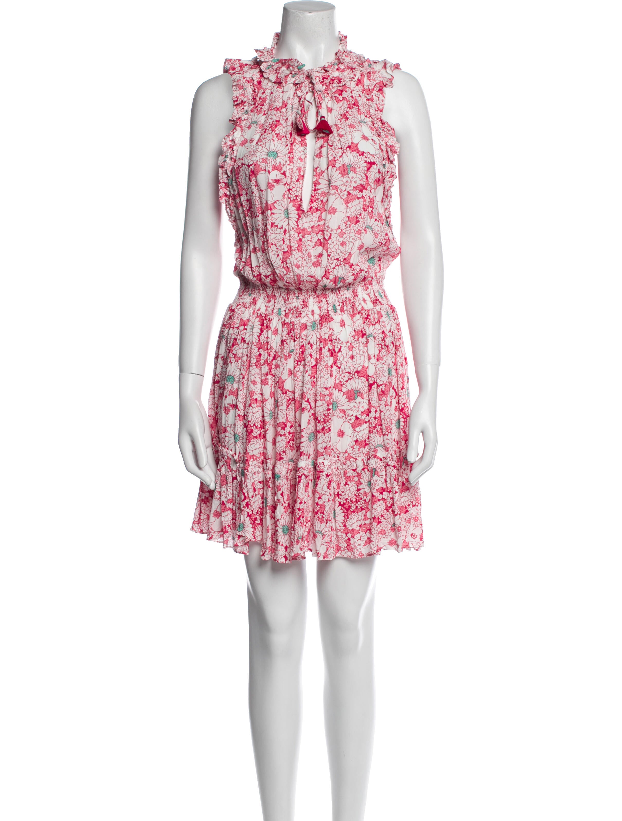 Poupette St Barth Floral Print Mini Dress