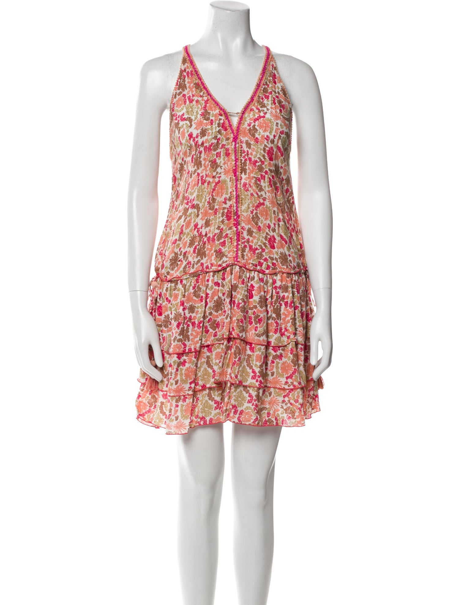 Poupette St Barth Printed Mini Dress