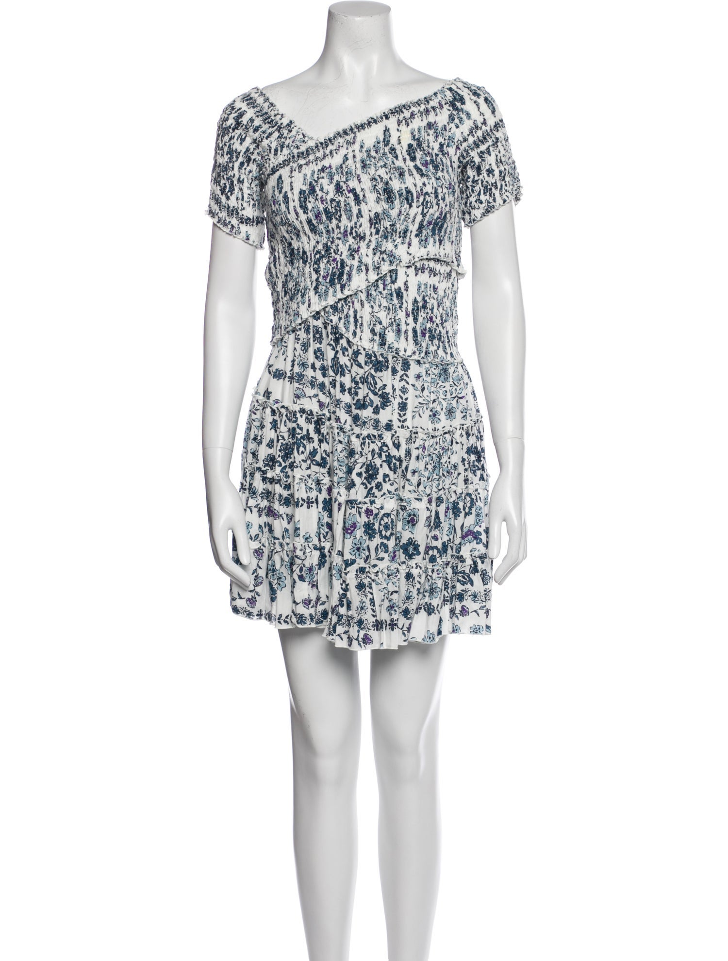 Poupette St Barth Floral Print Mini Dress