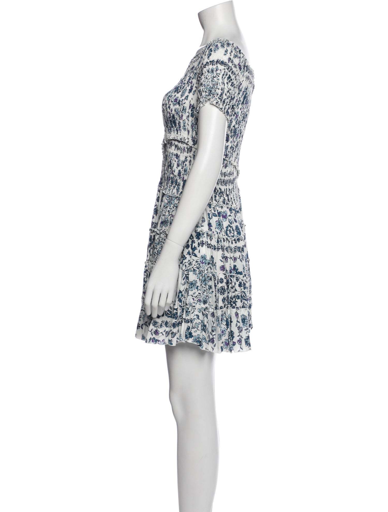 Poupette St Barth Floral Print Mini Dress