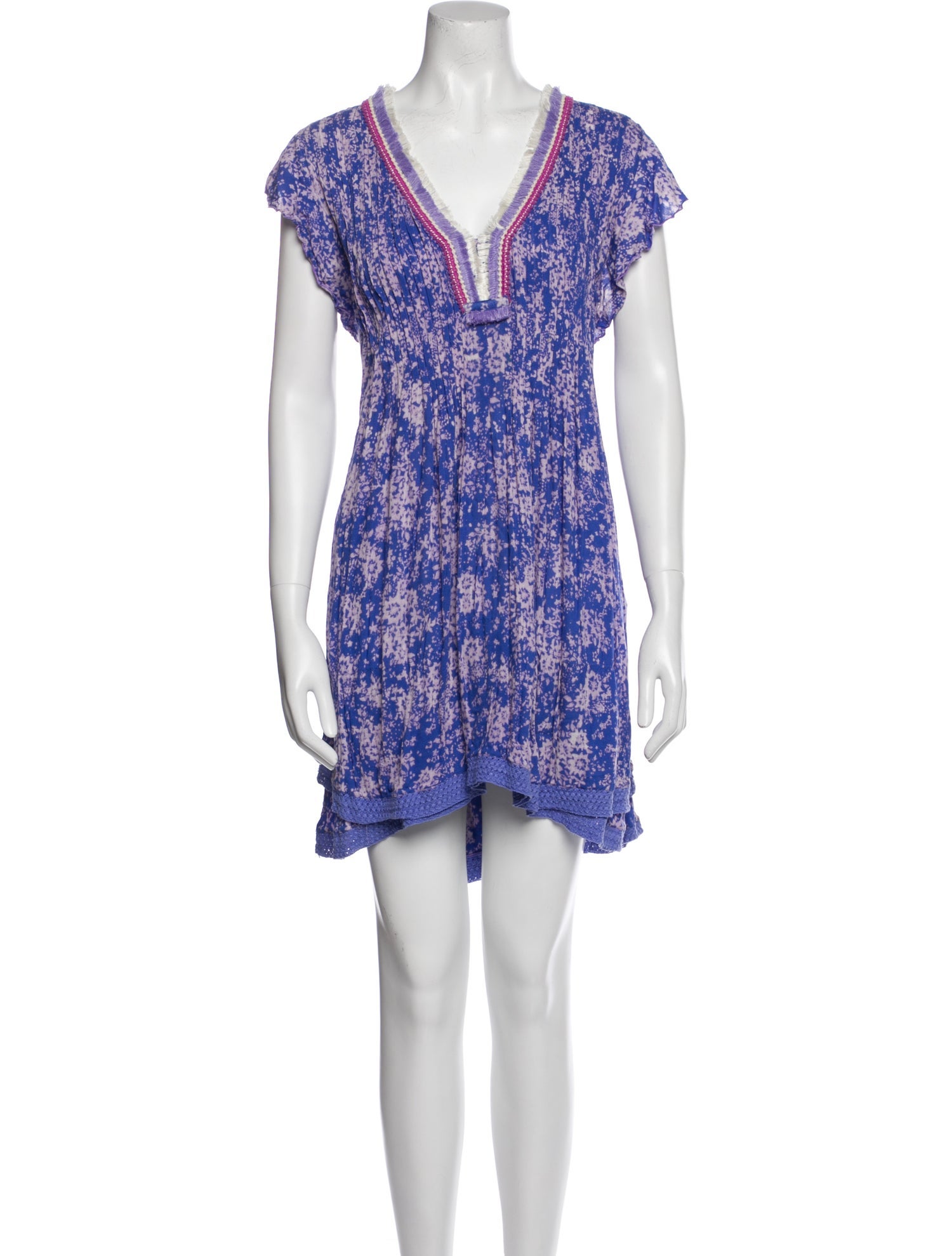 Poupette St Barth Floral Print Mini Dress