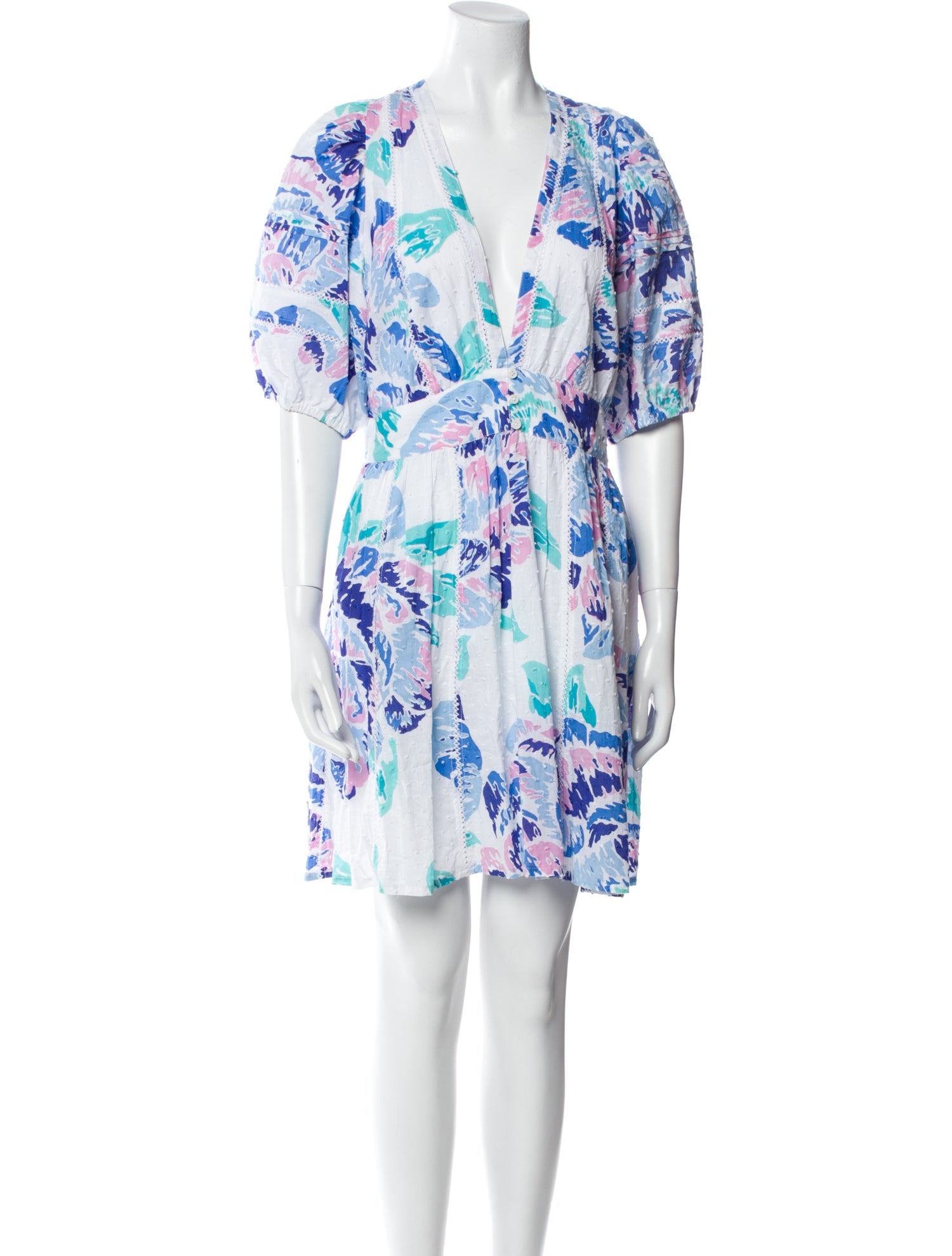 Poupette St Barth Floral Print Mini Dress