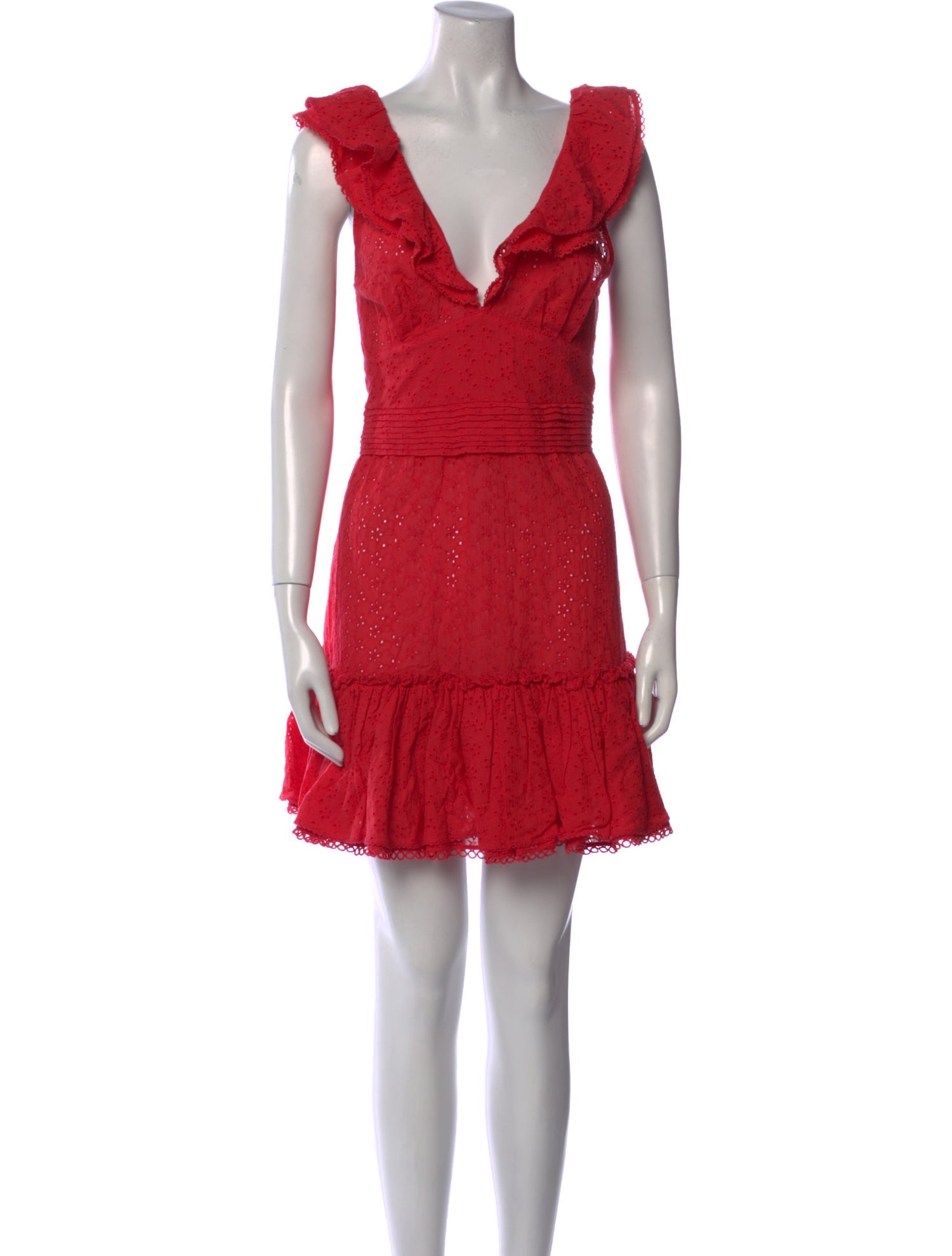 Poupette St Barth V-Neck Mini Dress