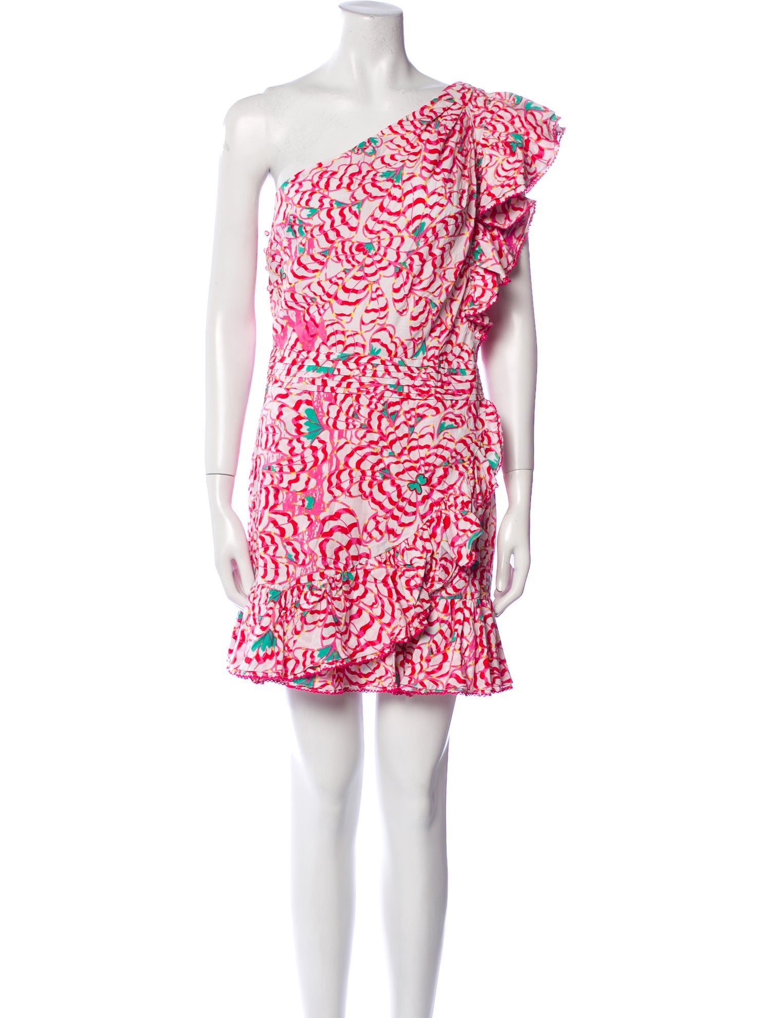 Poupette St Barth Printed Mini Dress w/ Tags