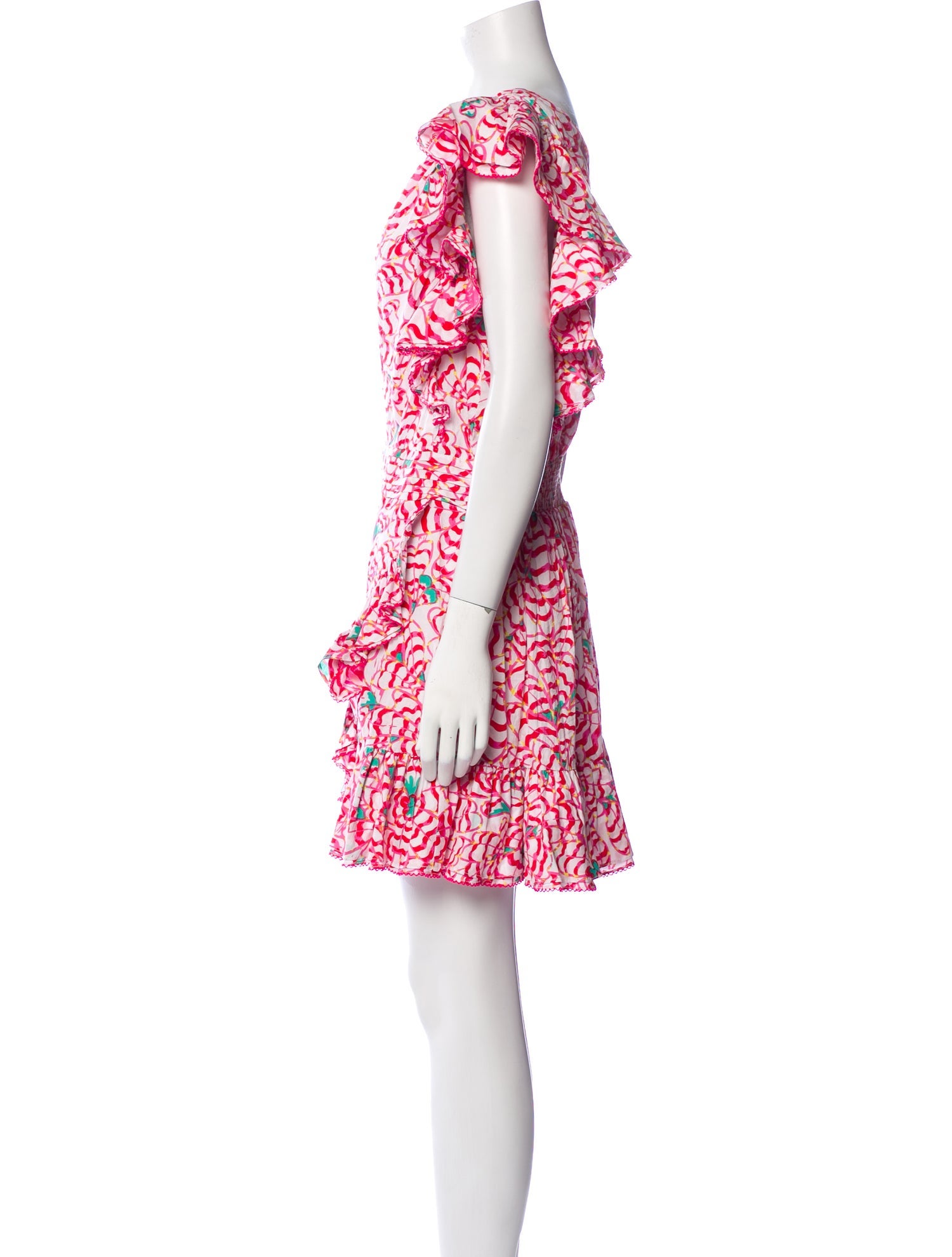 Poupette St Barth Printed Mini Dress w/ Tags