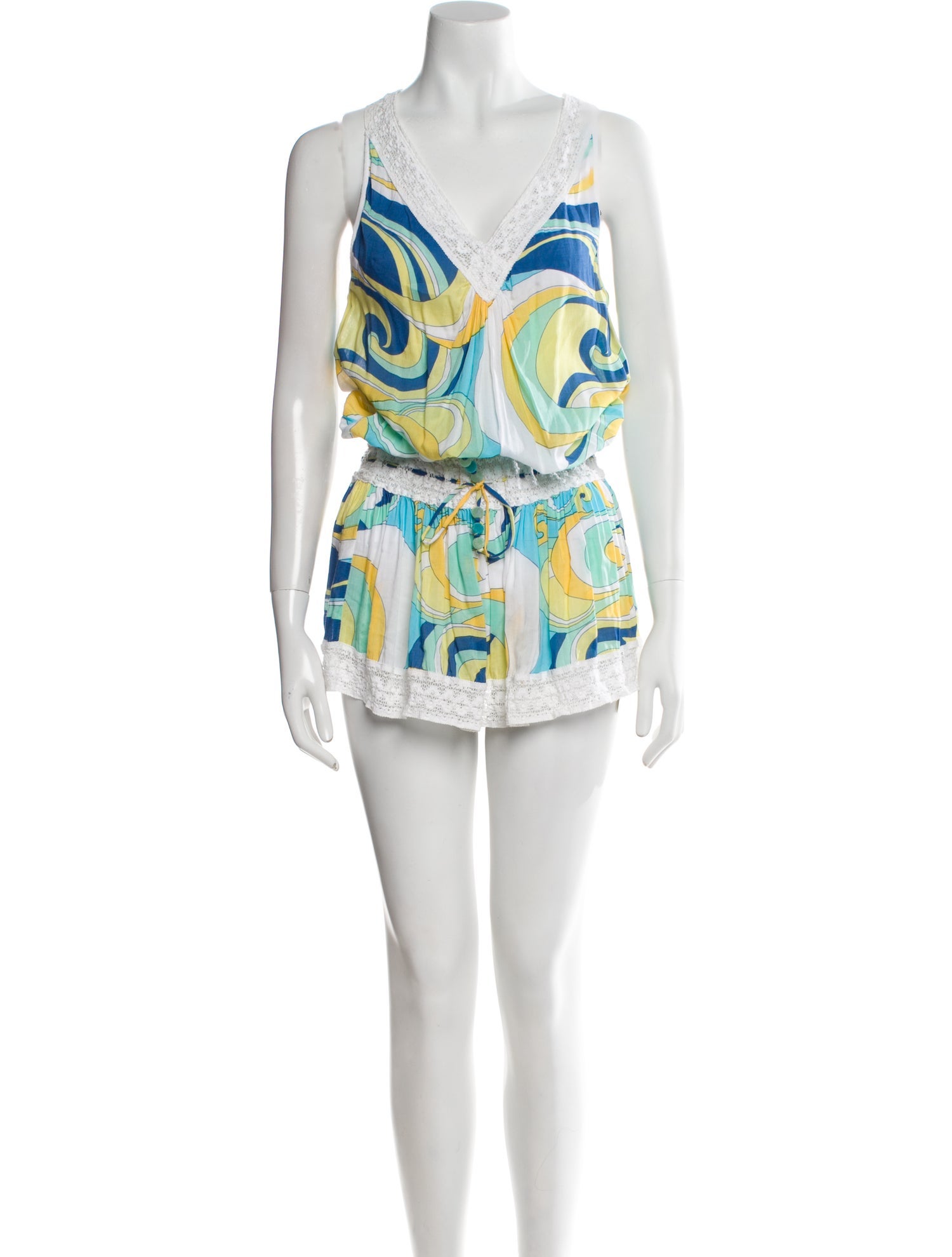 Poupette St Barth Printed Mini Dress