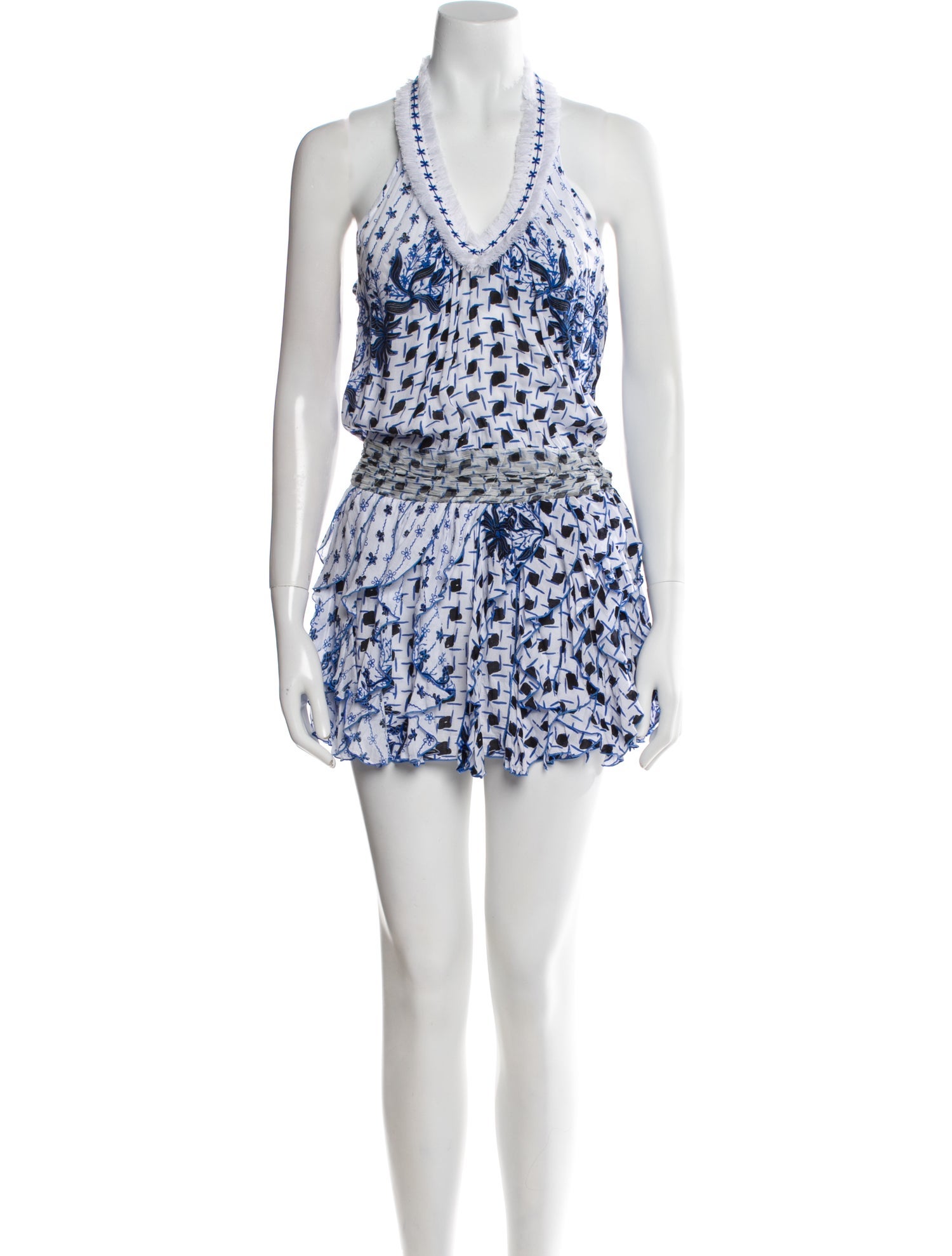 Poupette St Barth Printed Mini Dress