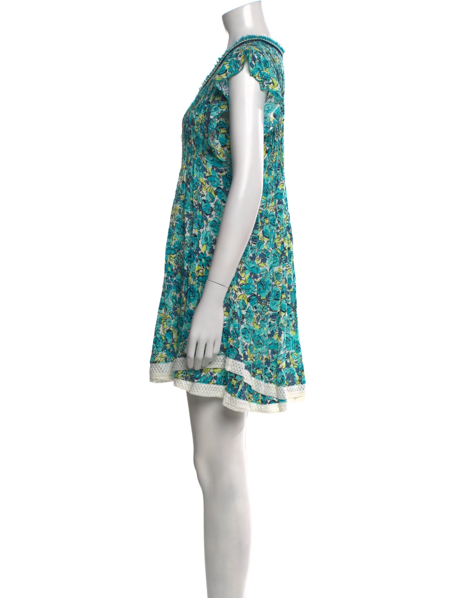 Poupette St Barth Floral Print Mini Dress