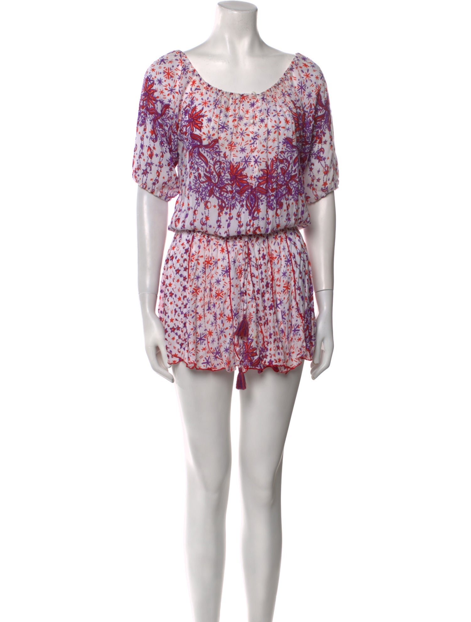 Poupette St Barth Printed Mini Dress