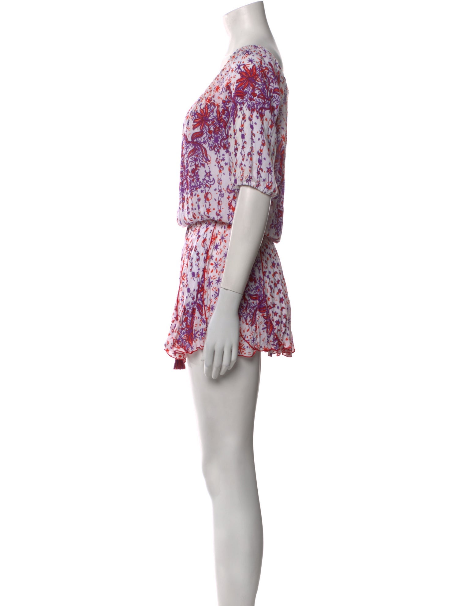 Poupette St Barth Printed Mini Dress