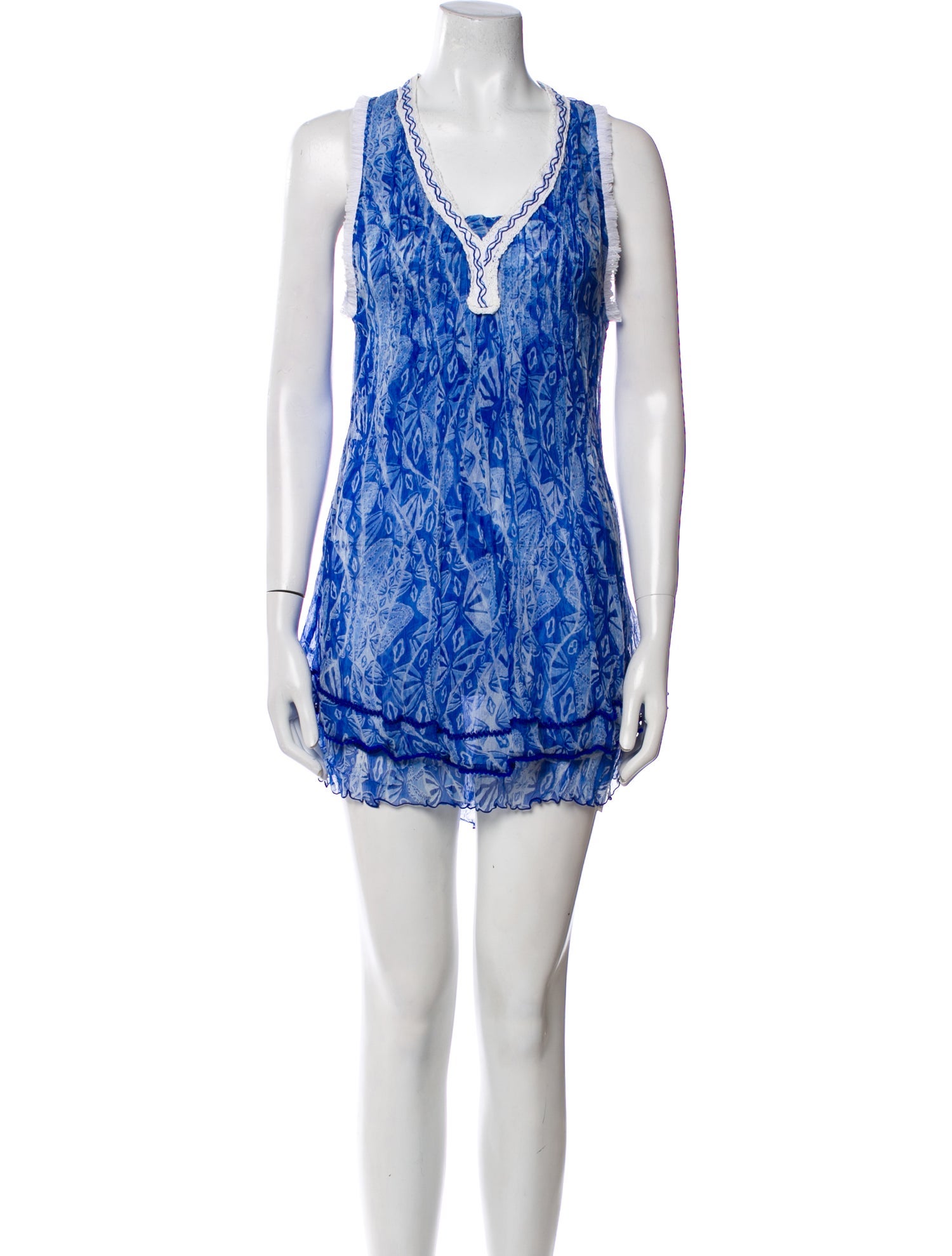 Poupette St Barth Silk Mini Dress